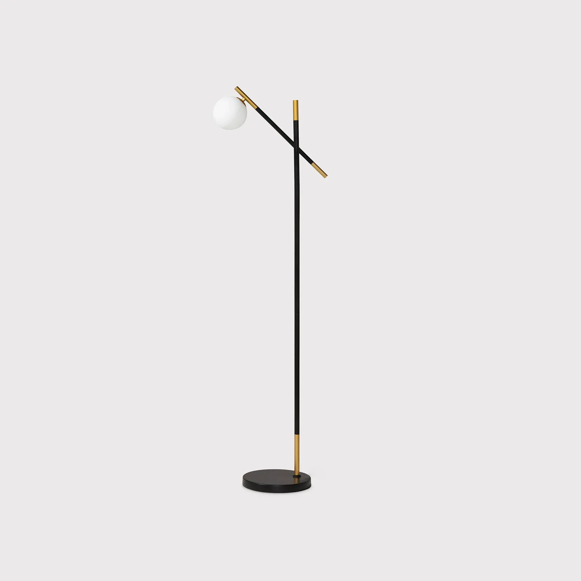 Orb Floor Lamp - Black, Metal
