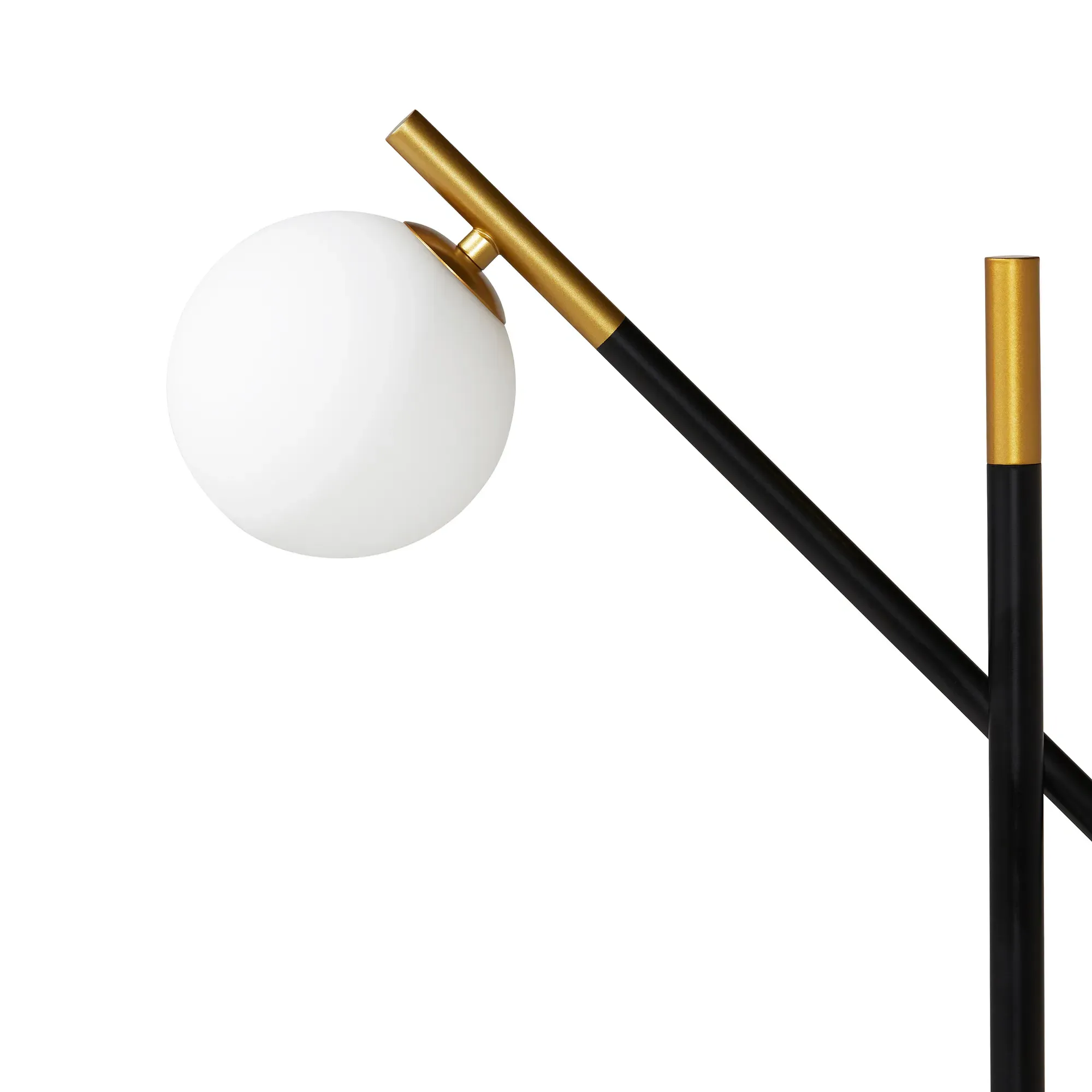 Orb Floor Lamp - Black, Metal