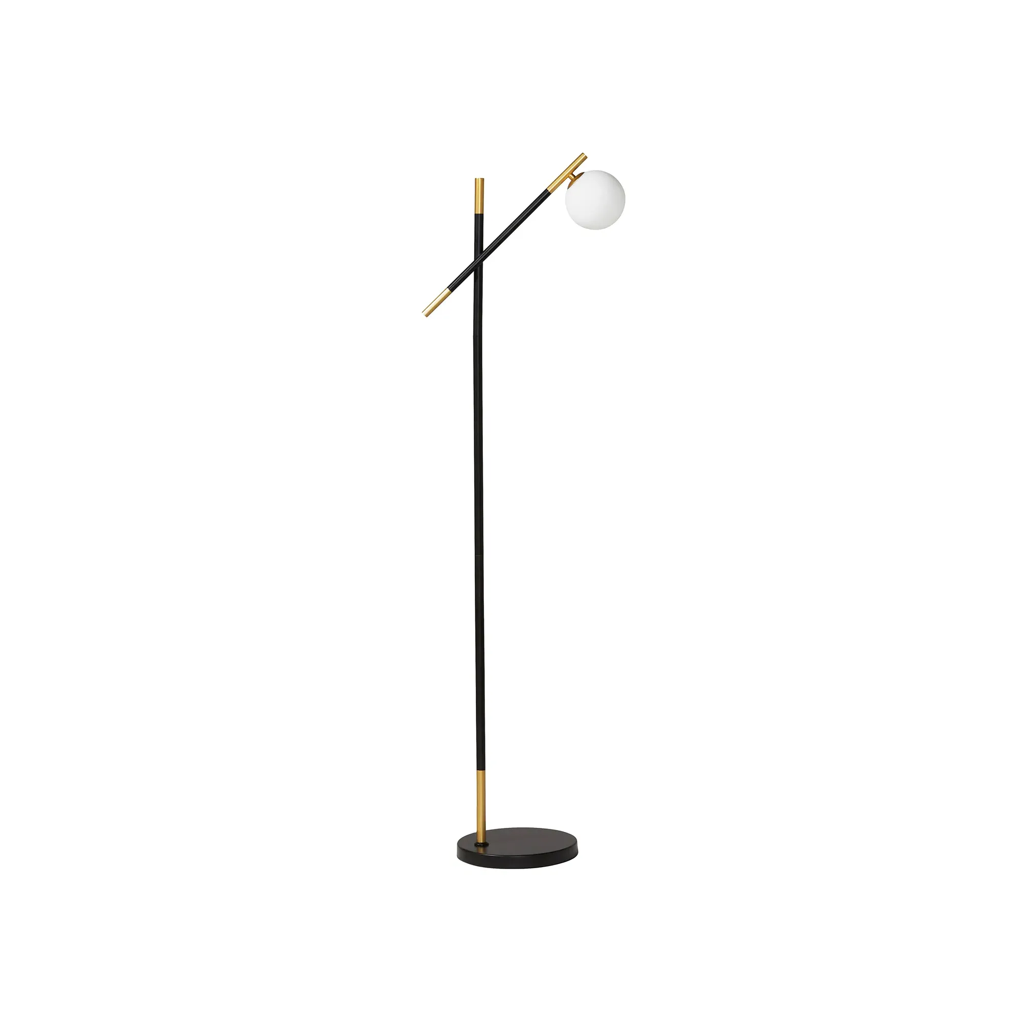 Orb Floor Lamp - Black, Metal