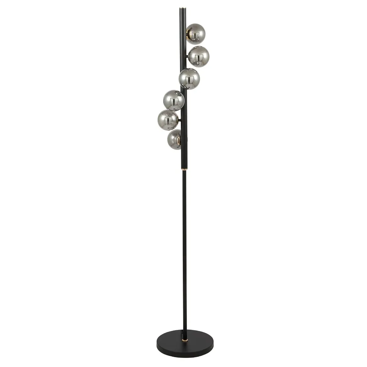 Orb Floor Lamp - Black, Metal