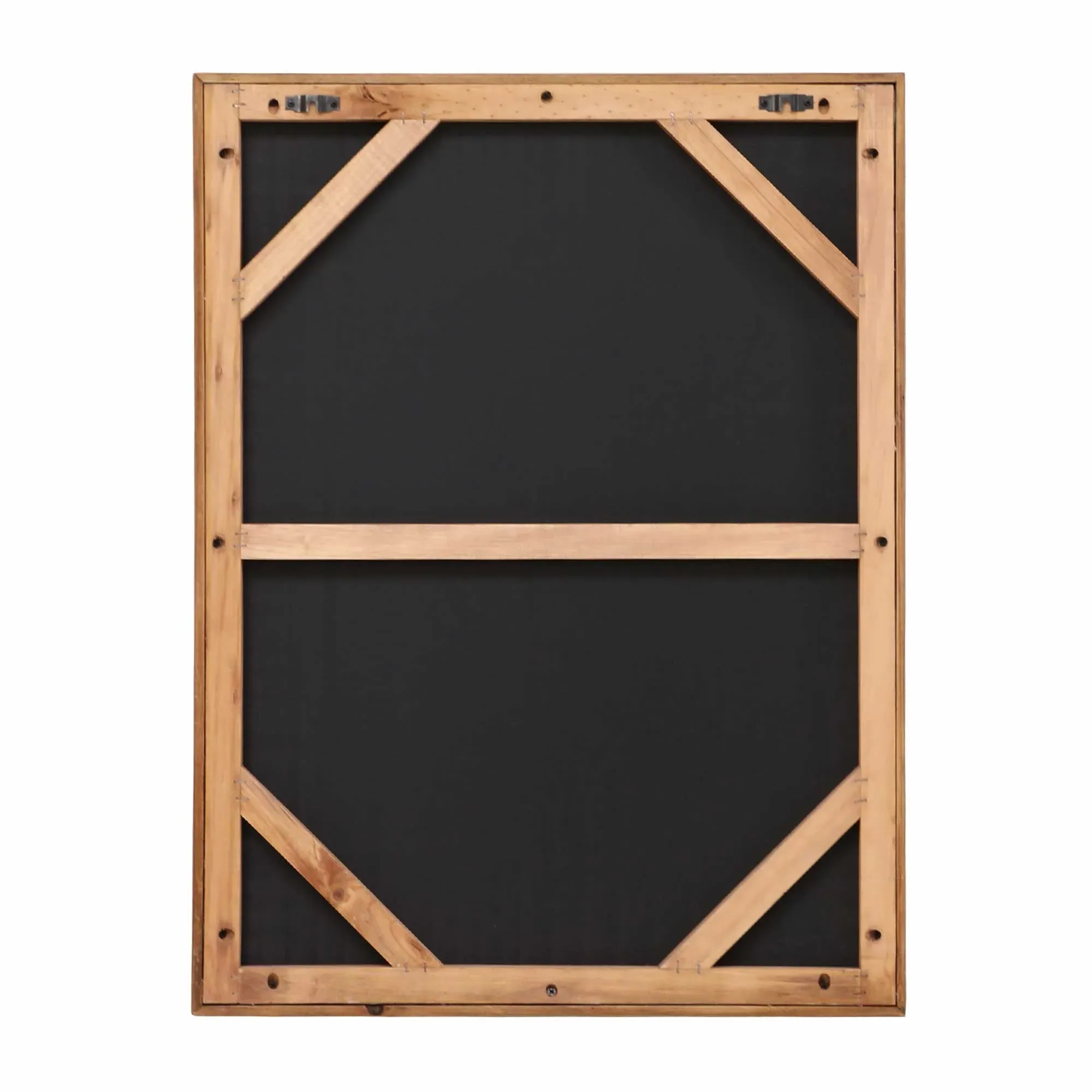 Organic Square Wall Art Print - Brown, Pine