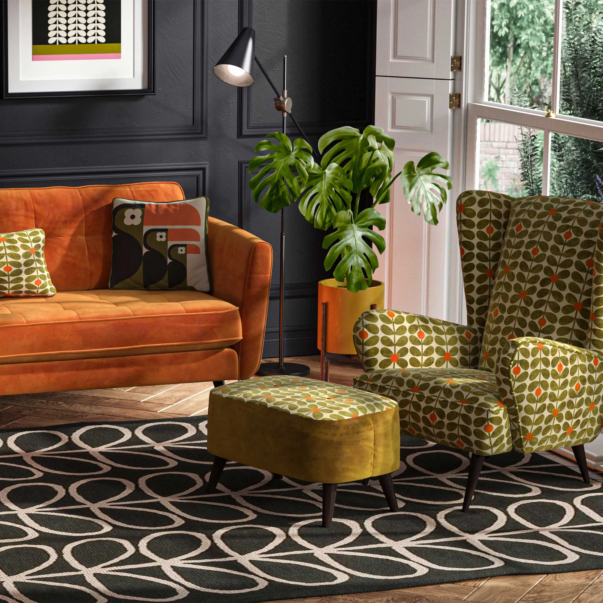 Orla Kiely Alma Armchair - Fabric