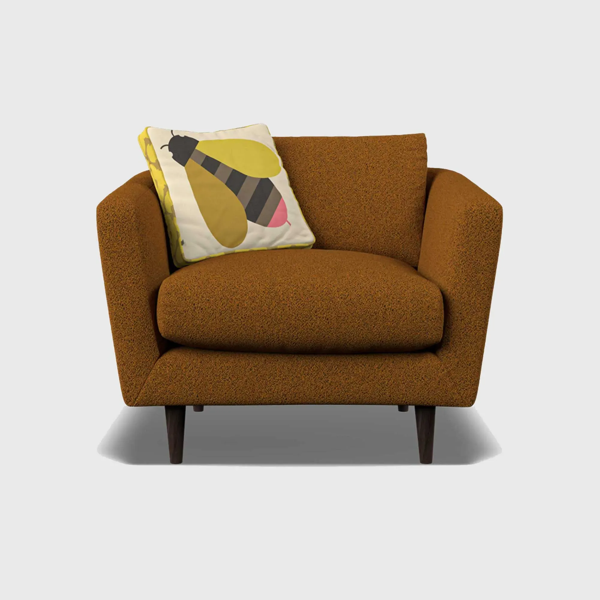 Orla Kiely Dorsey Armchair - Brown, Fabric