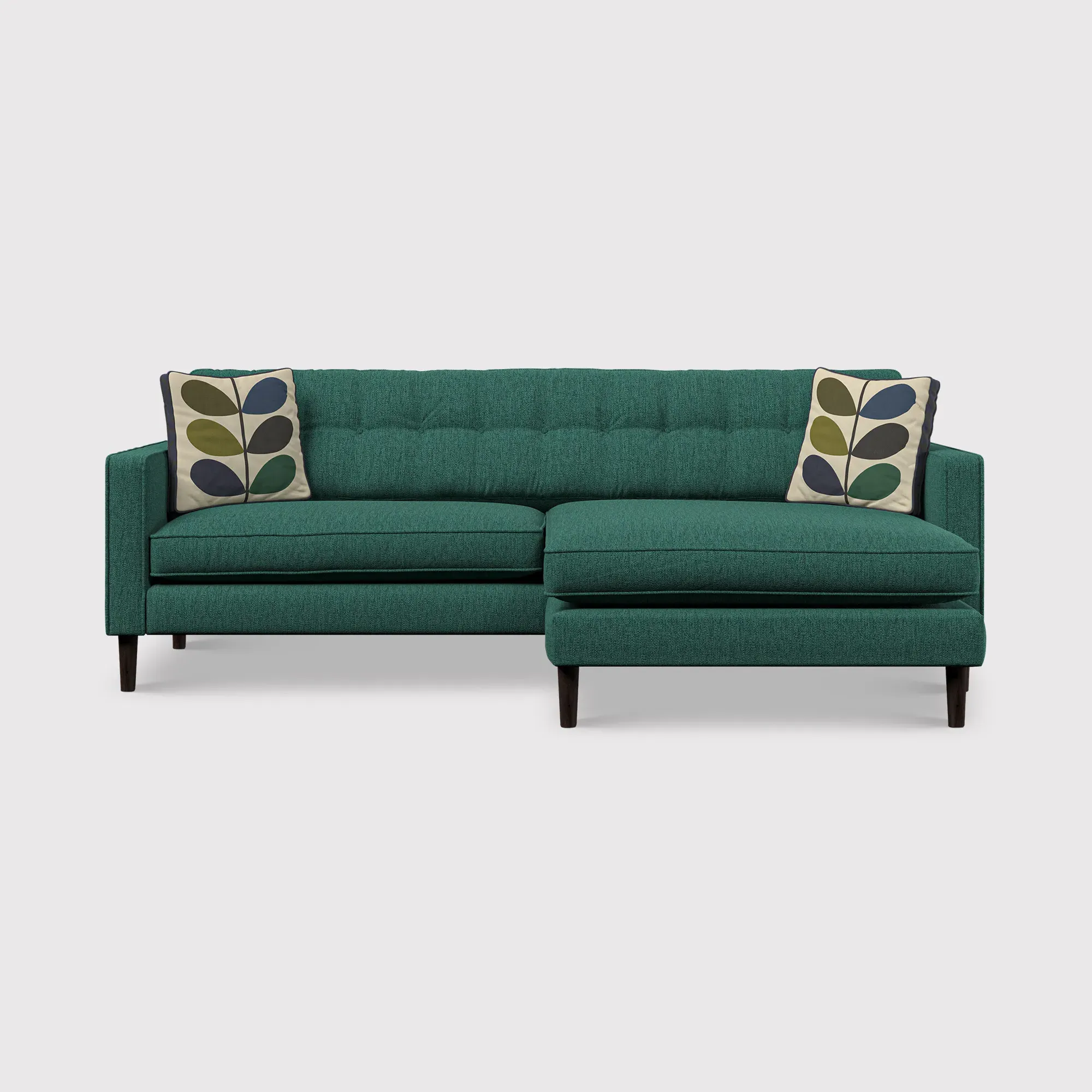 Orla Kiely Ebben Chaise Corner Sofa - Fabric