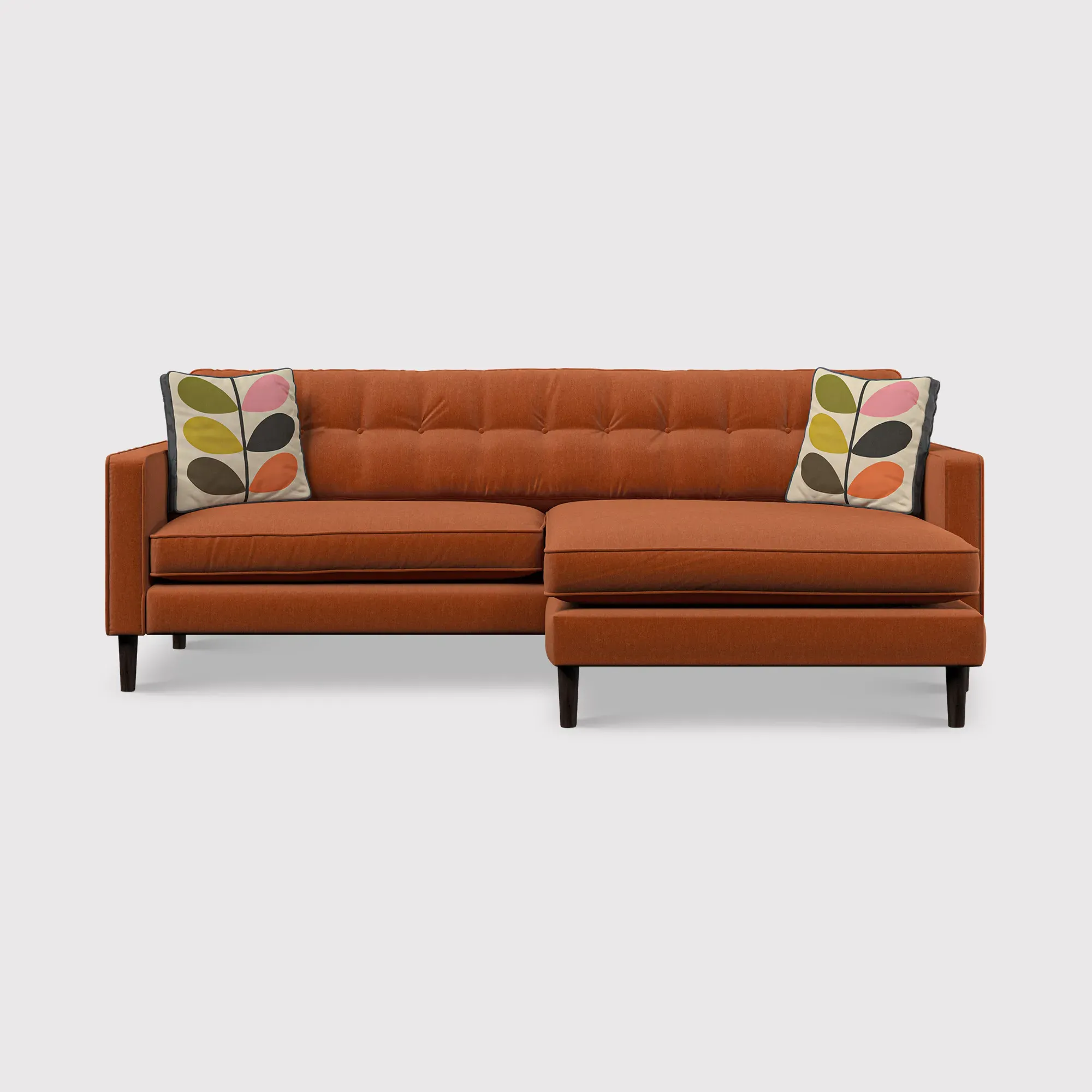 Orla Kiely Ebben Chaise Corner Sofa - Fabric