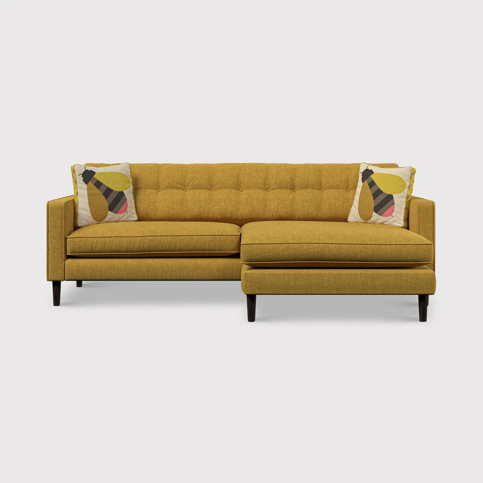 Orla Kiely Ebben Chaise Corner Sofa - Fabric