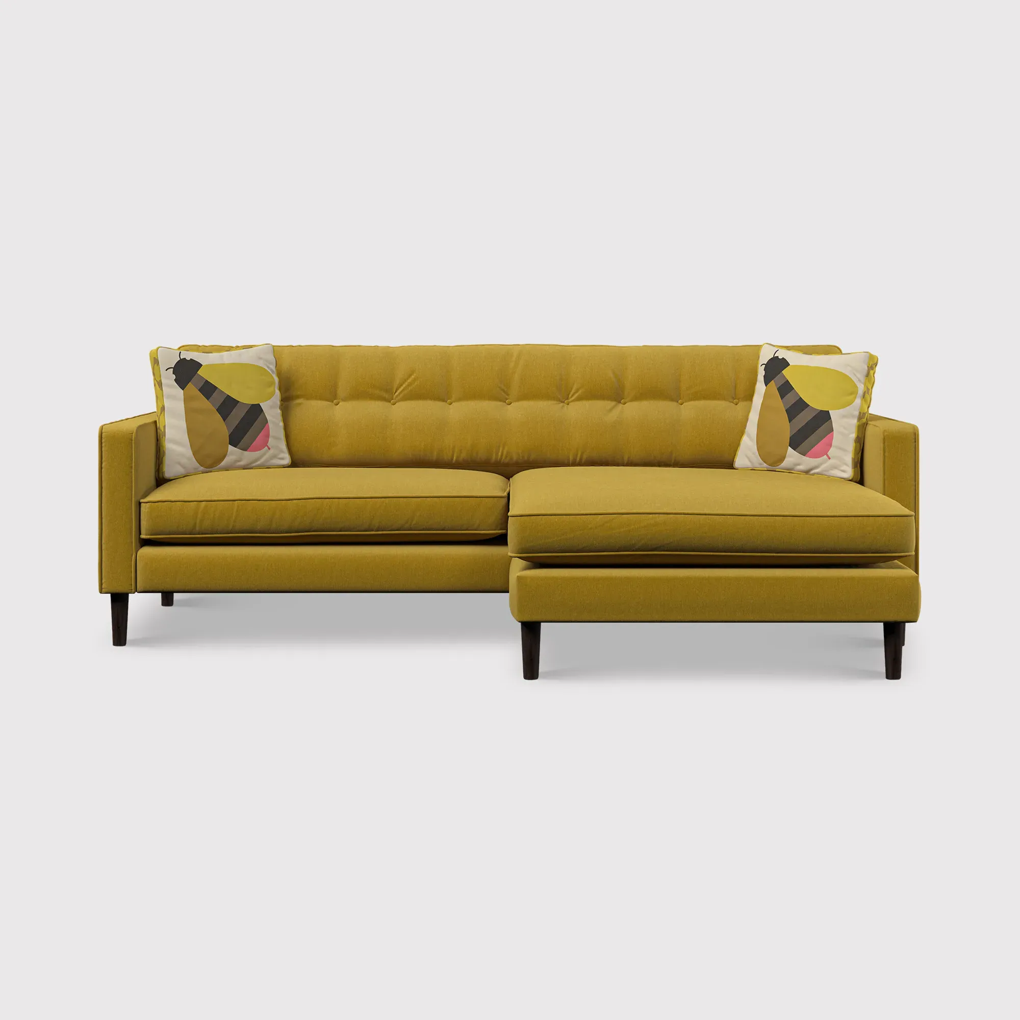 Orla Kiely Ebben Chaise Corner Sofa - Fabric