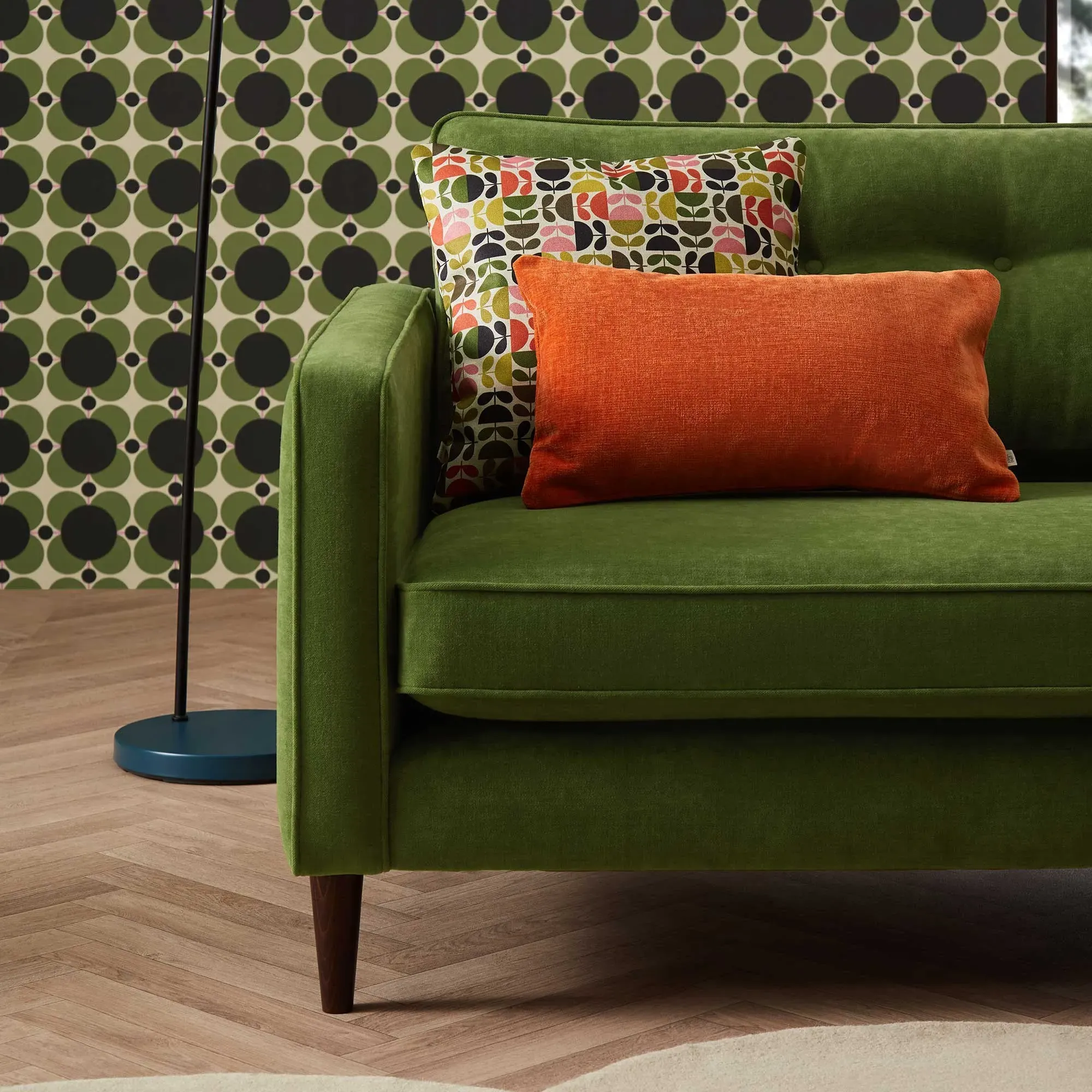 Orla Kiely Ebben RHF Corner Sofa - Fabric