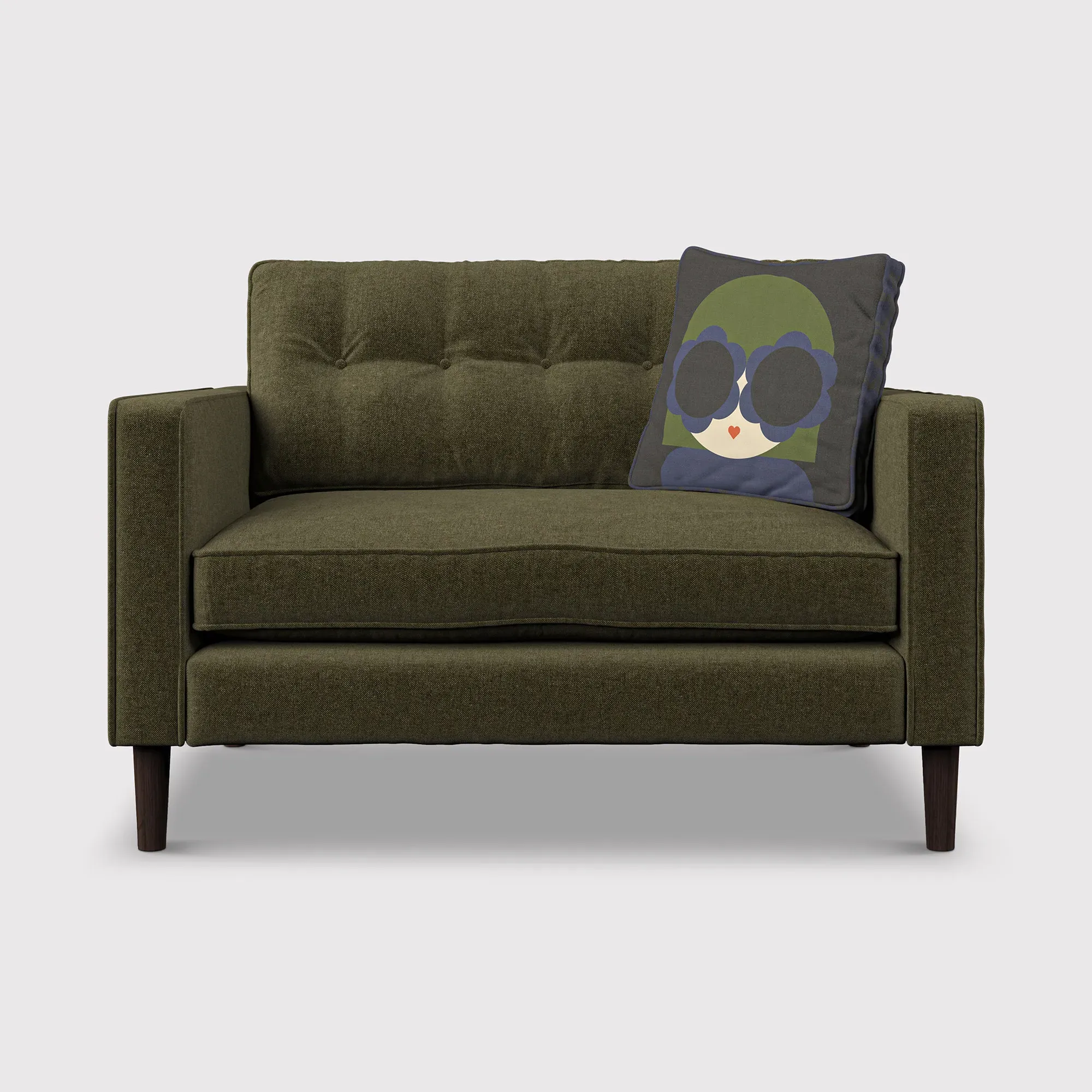 Orla Kiely Ebben Snuggler Chair - Fabric image