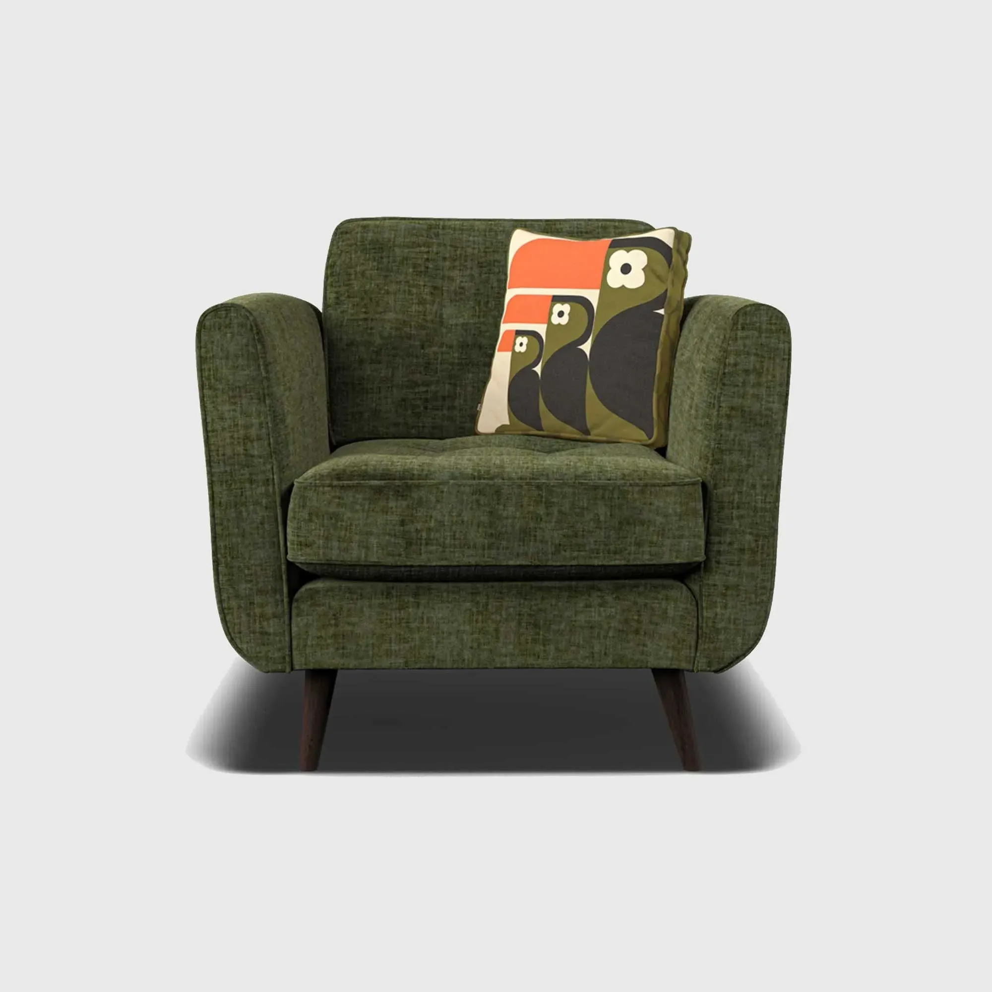 Orla Kiely Ivy Armchair - Green, Fabric