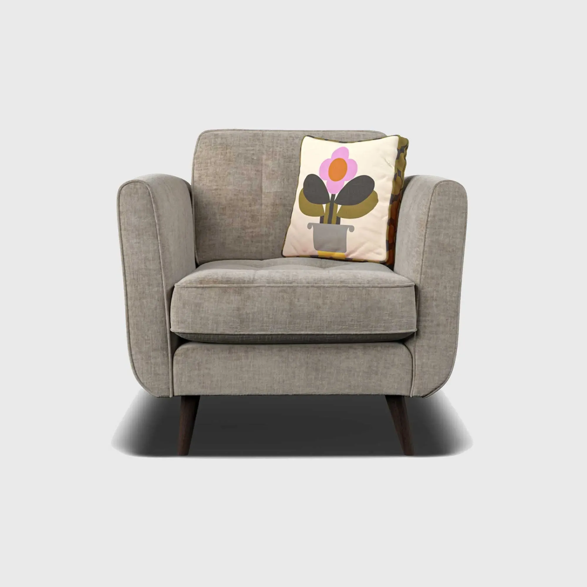 Orla Kiely Ivy Armchair - Neutral, Fabric