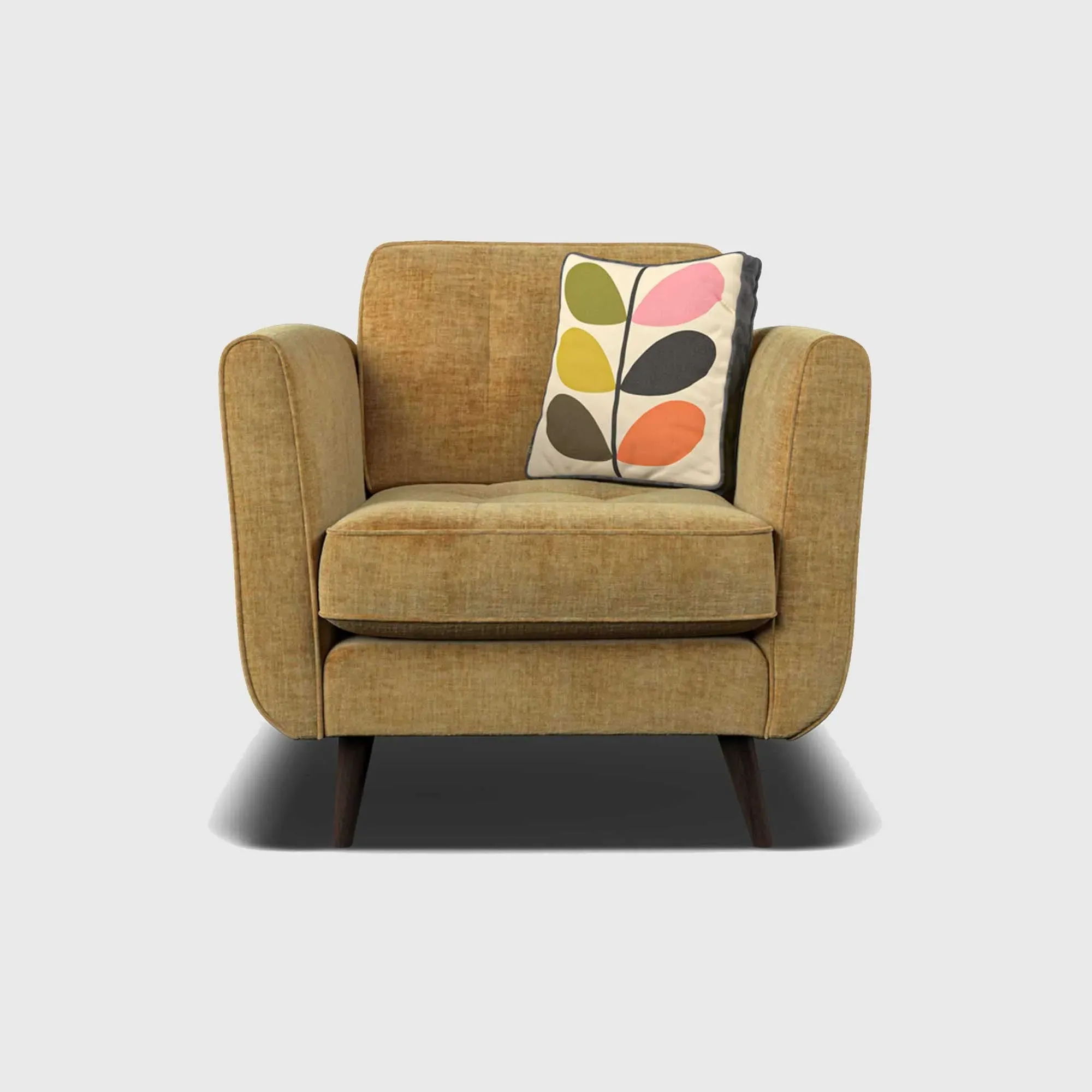 Orla Kiely Ivy Armchair - Yellow, Fabric