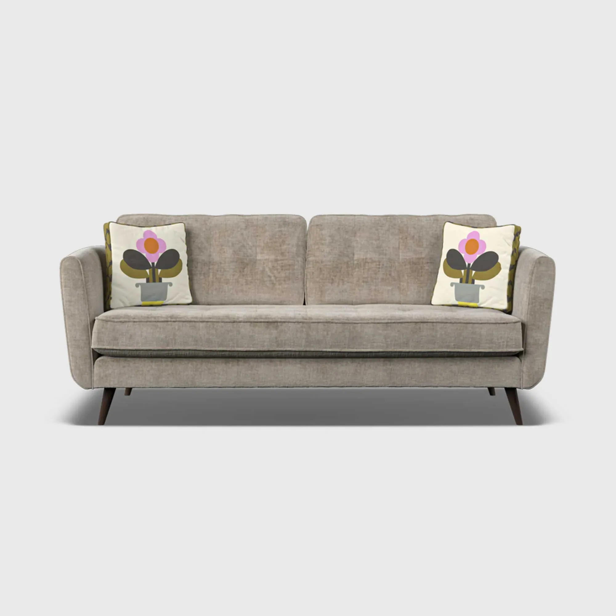 Orla Kiely Ivy Large Sofa - Neutral, Fabric
