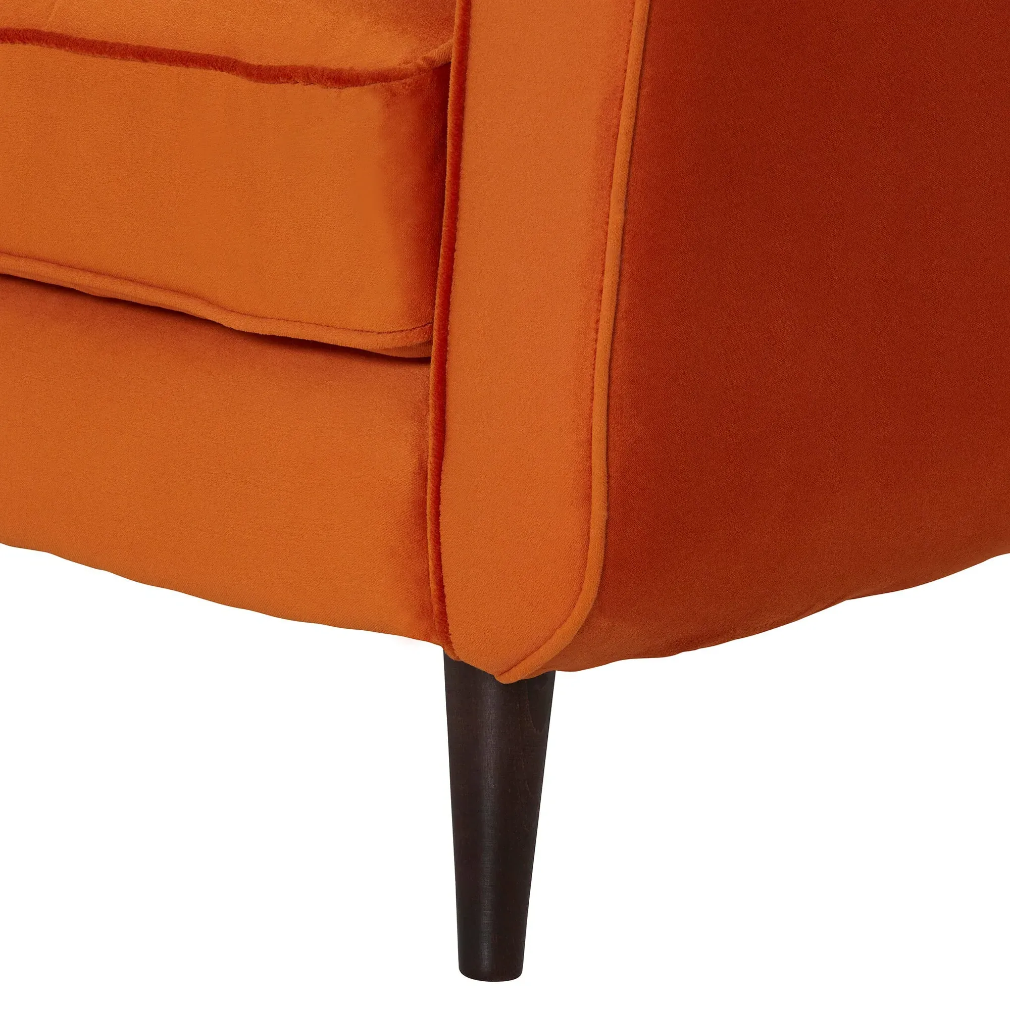 Orla Kiely Ivy Large Sofa - Orange, Fabric