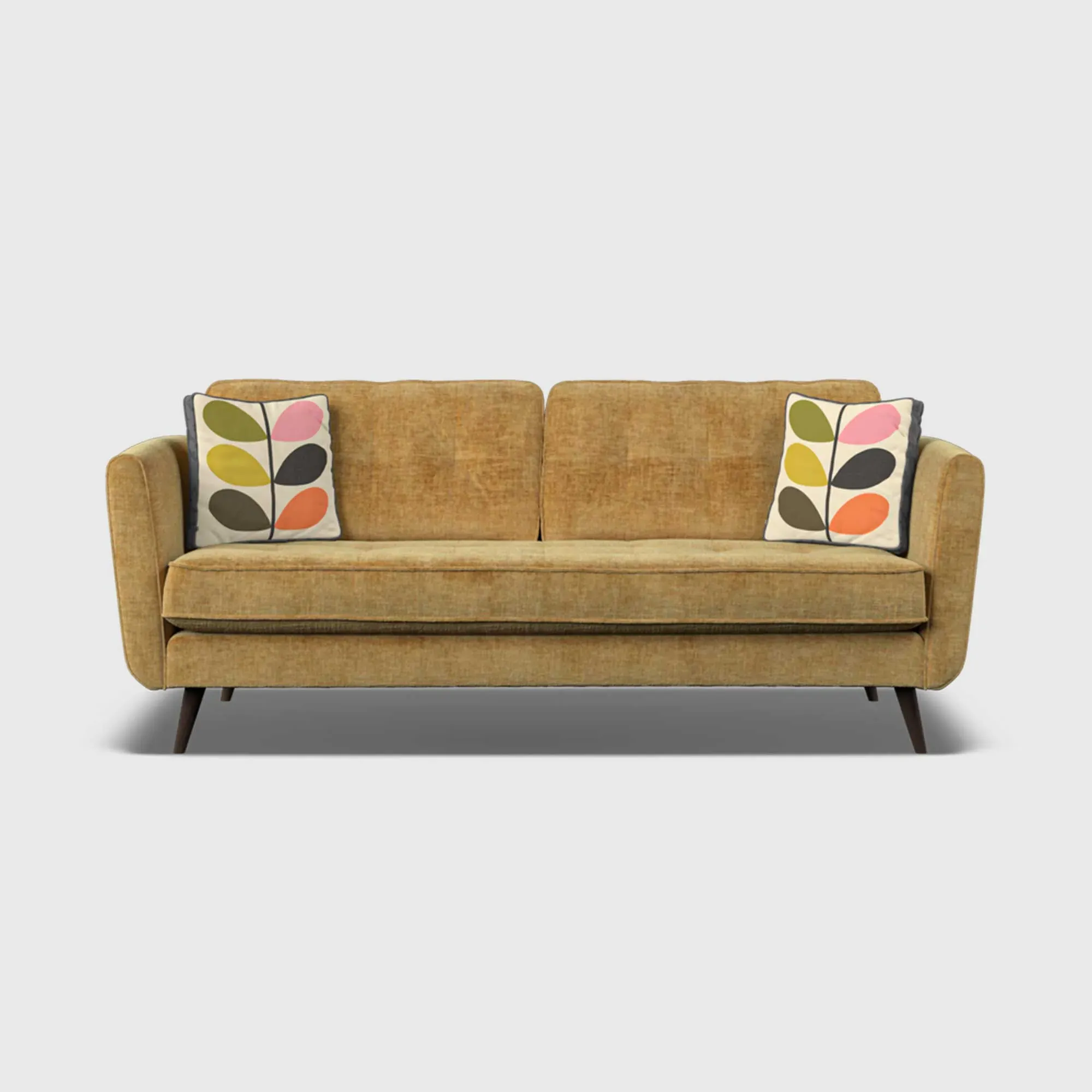 Orla Kiely Ivy Large Sofa - Yellow, Fabric