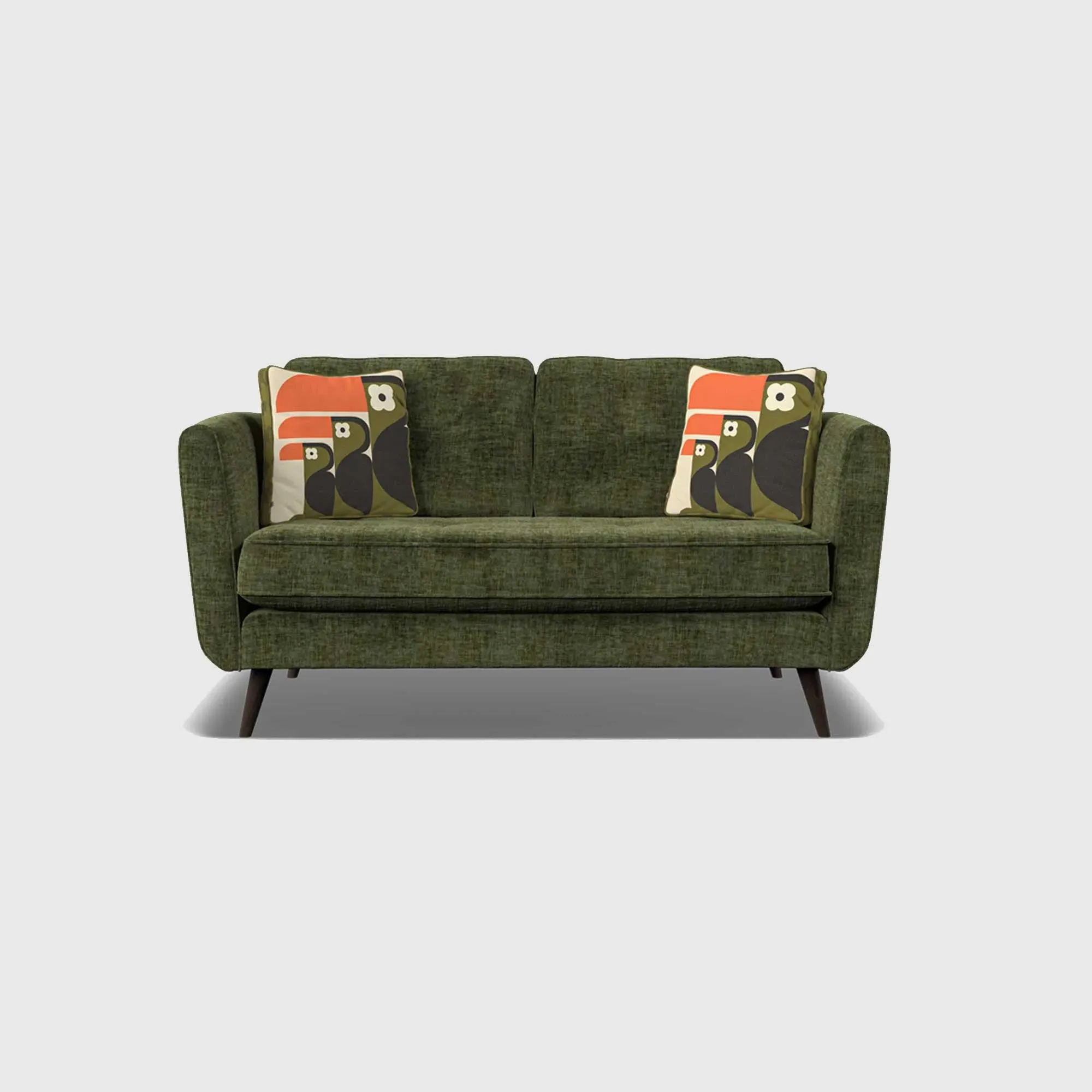 Orla Kiely Ivy Small Sofa - Green, Fabric