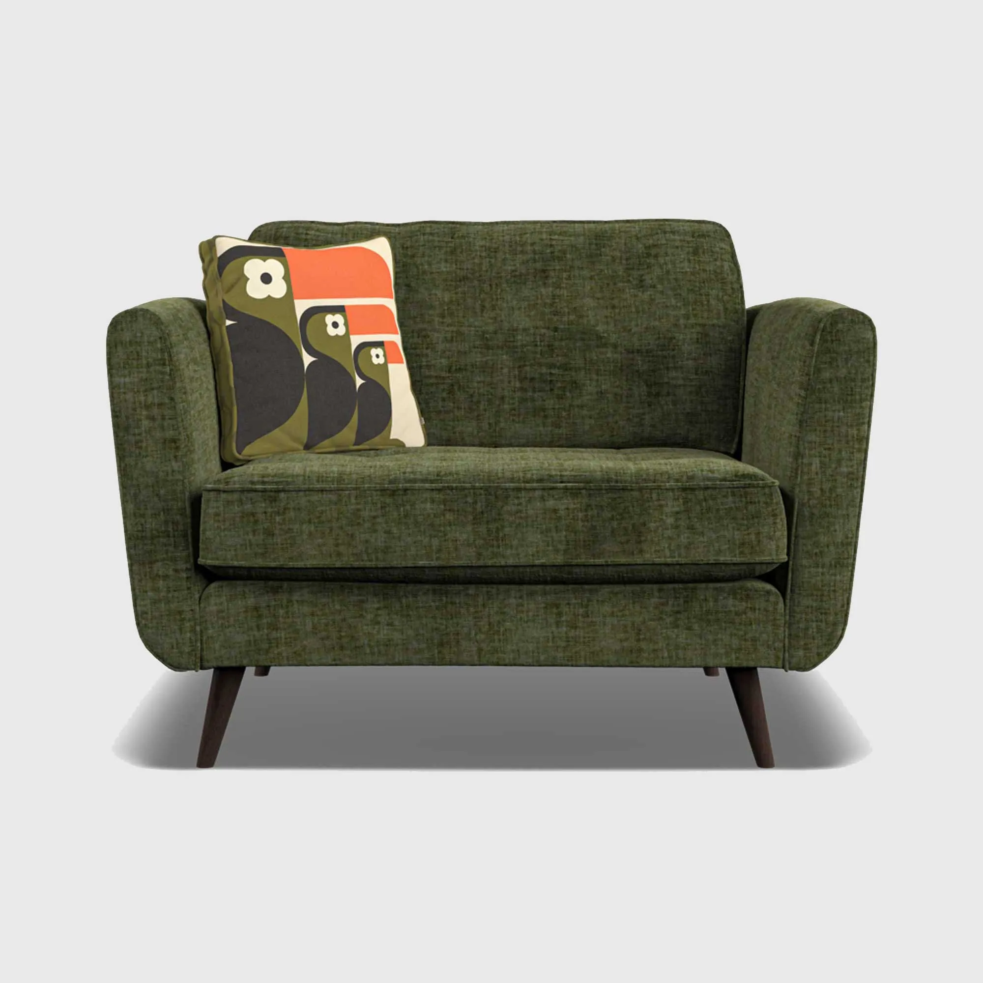 Orla Kiely Ivy Snuggler - Green, Fabric