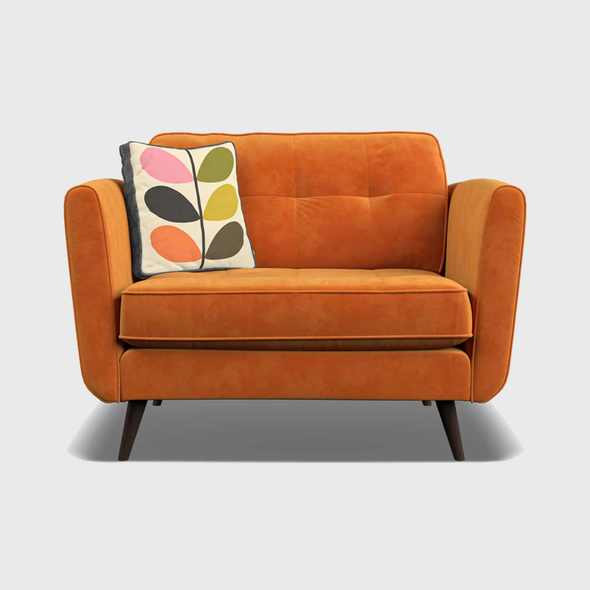Orla Kiely Ivy Snuggler - Orange, Fabric