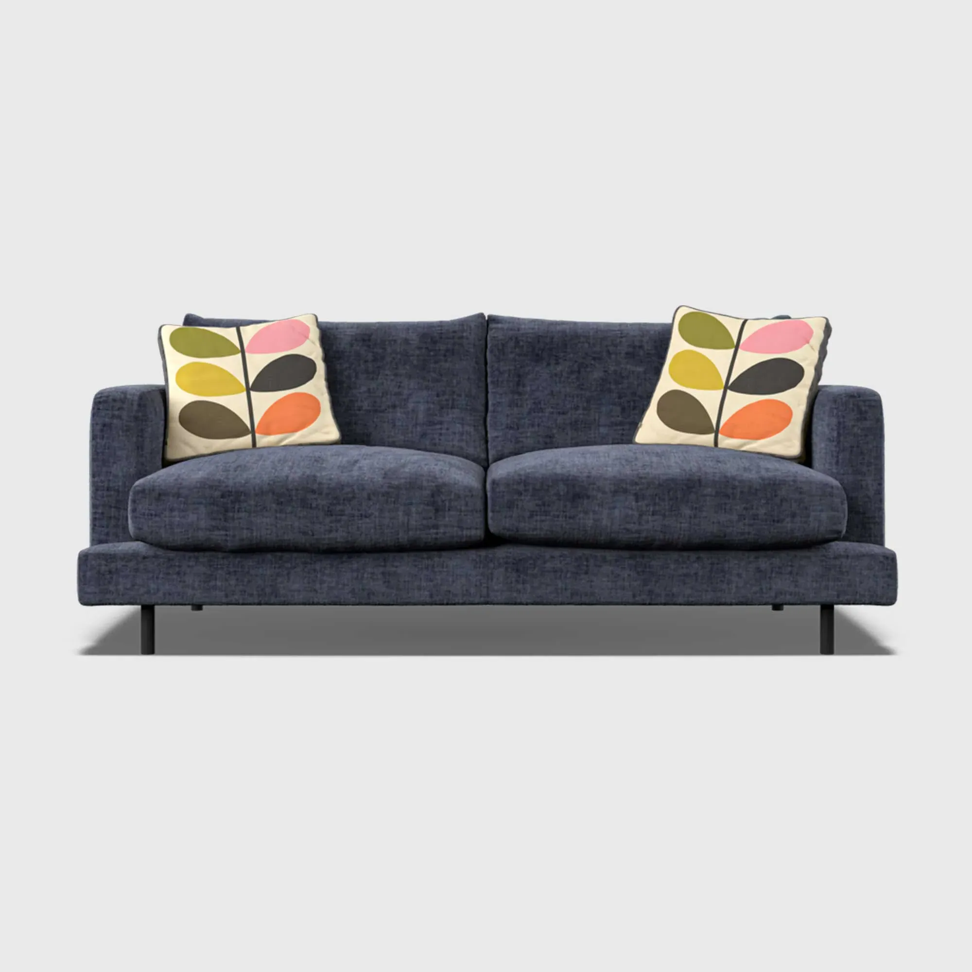 Orla Kiely Larch Medium Sofa - Blue, Fabric image