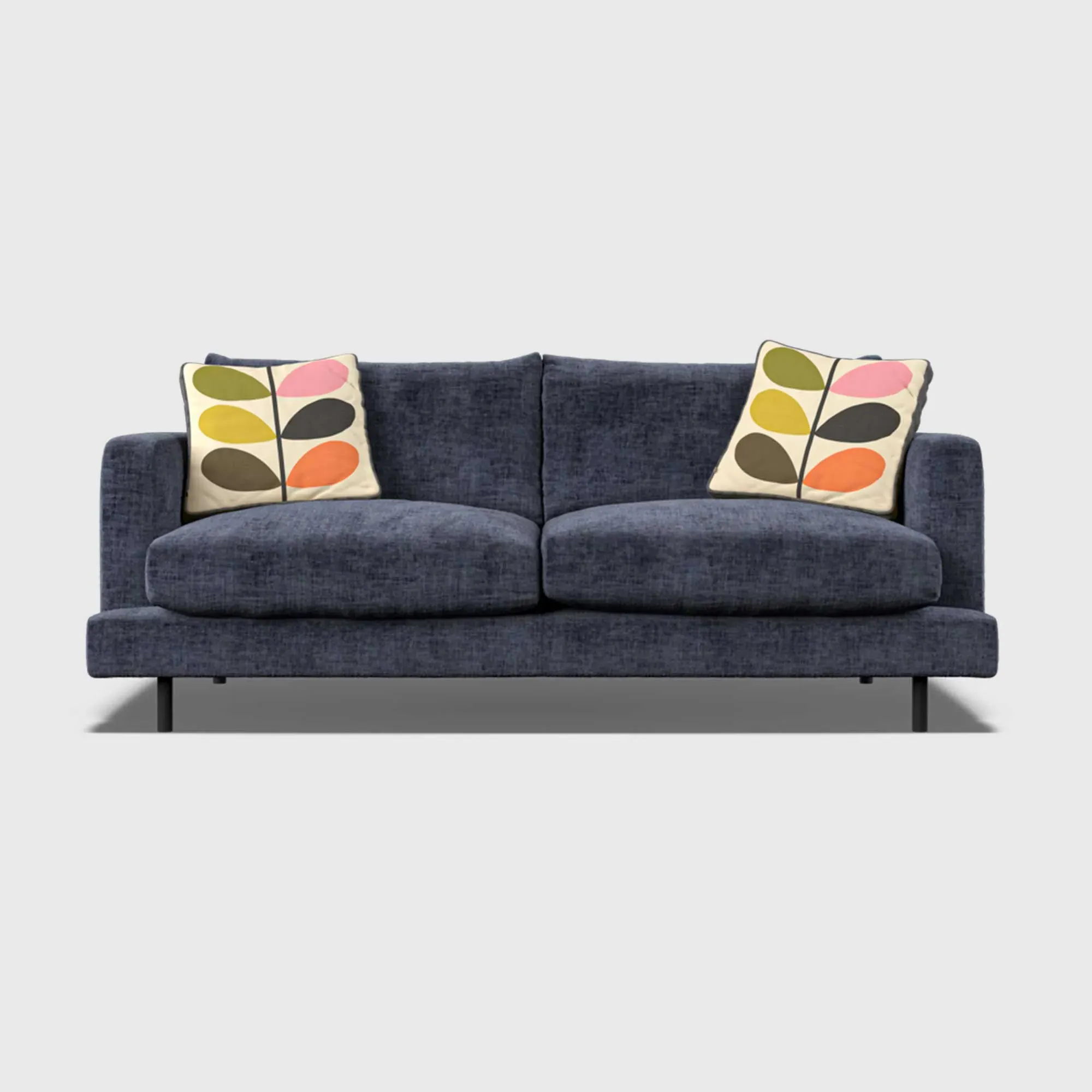 Orla Kiely Larch Small Sofa - Blue, Fabric image