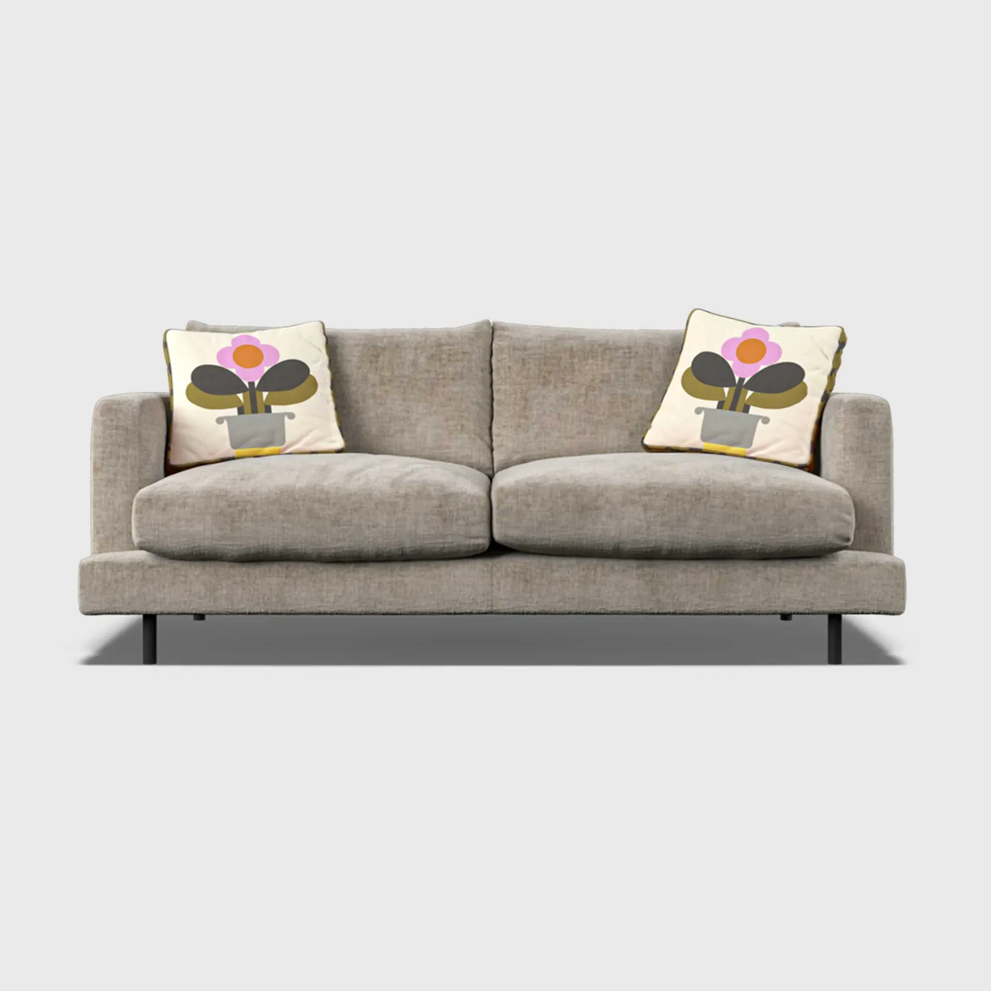 Orla Kiely Larch Small Sofa - Neutral, Fabric