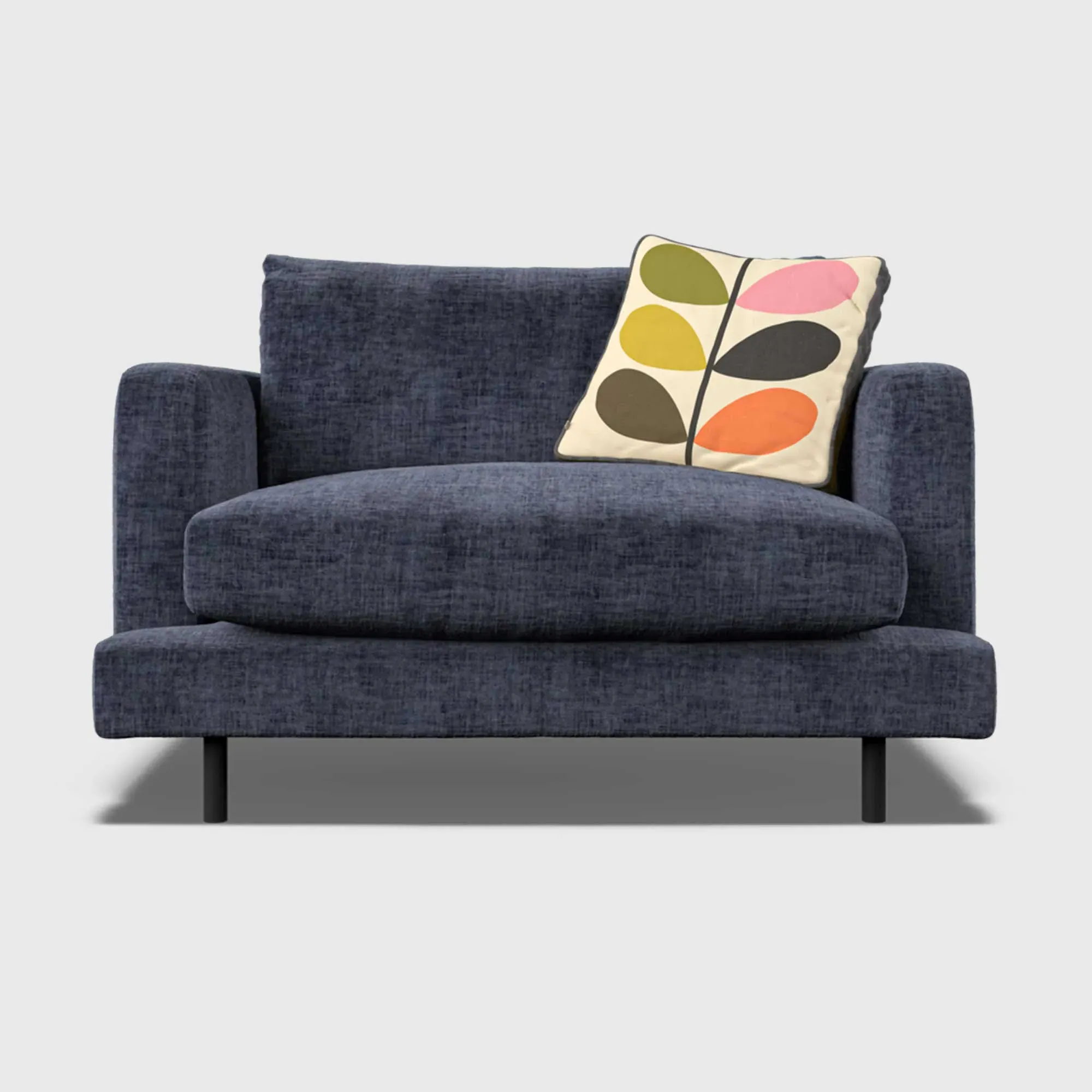 Orla Kiely Larch Snuggler - Blue, Fabric image