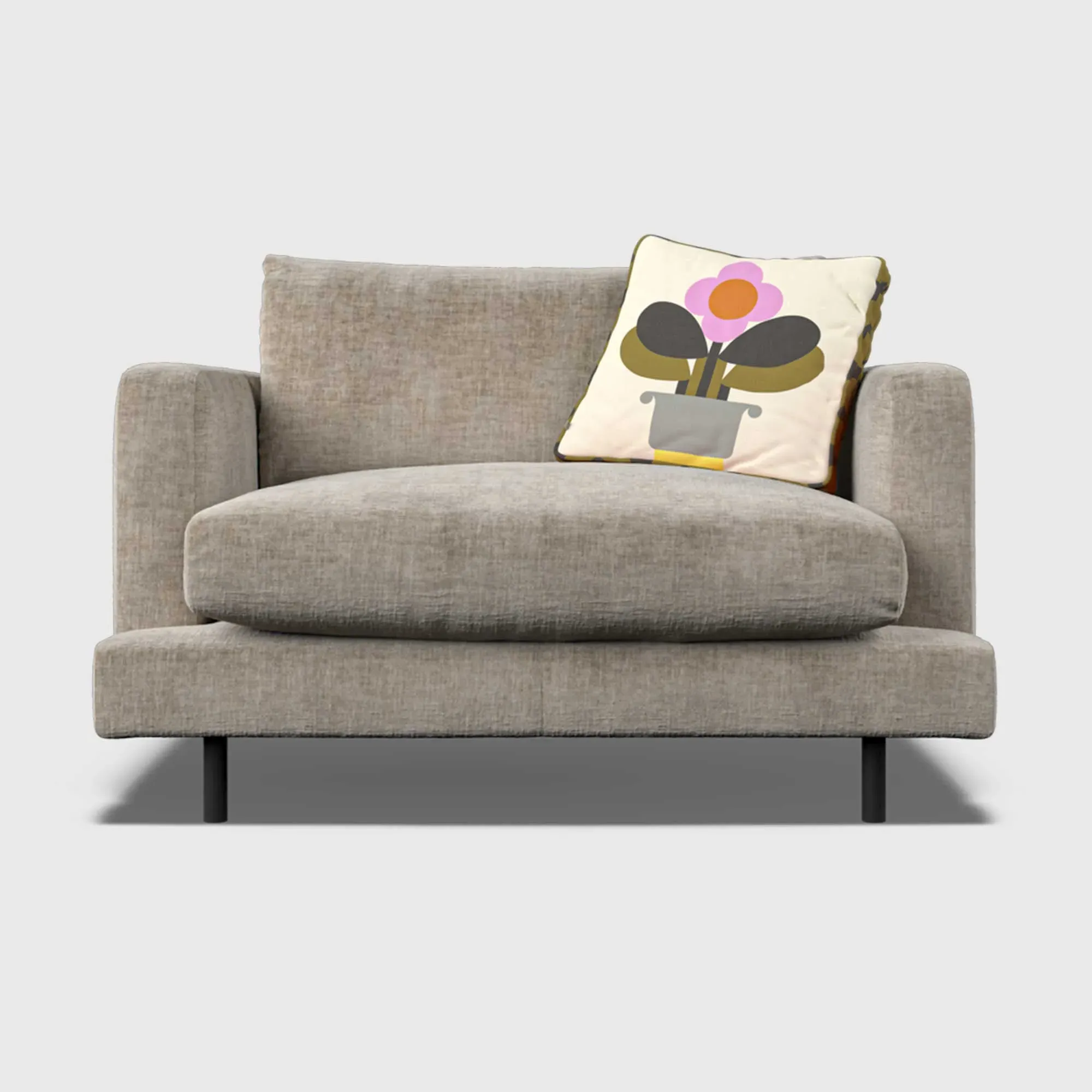 Orla Kiely Larch Snuggler - Neutral, Fabric