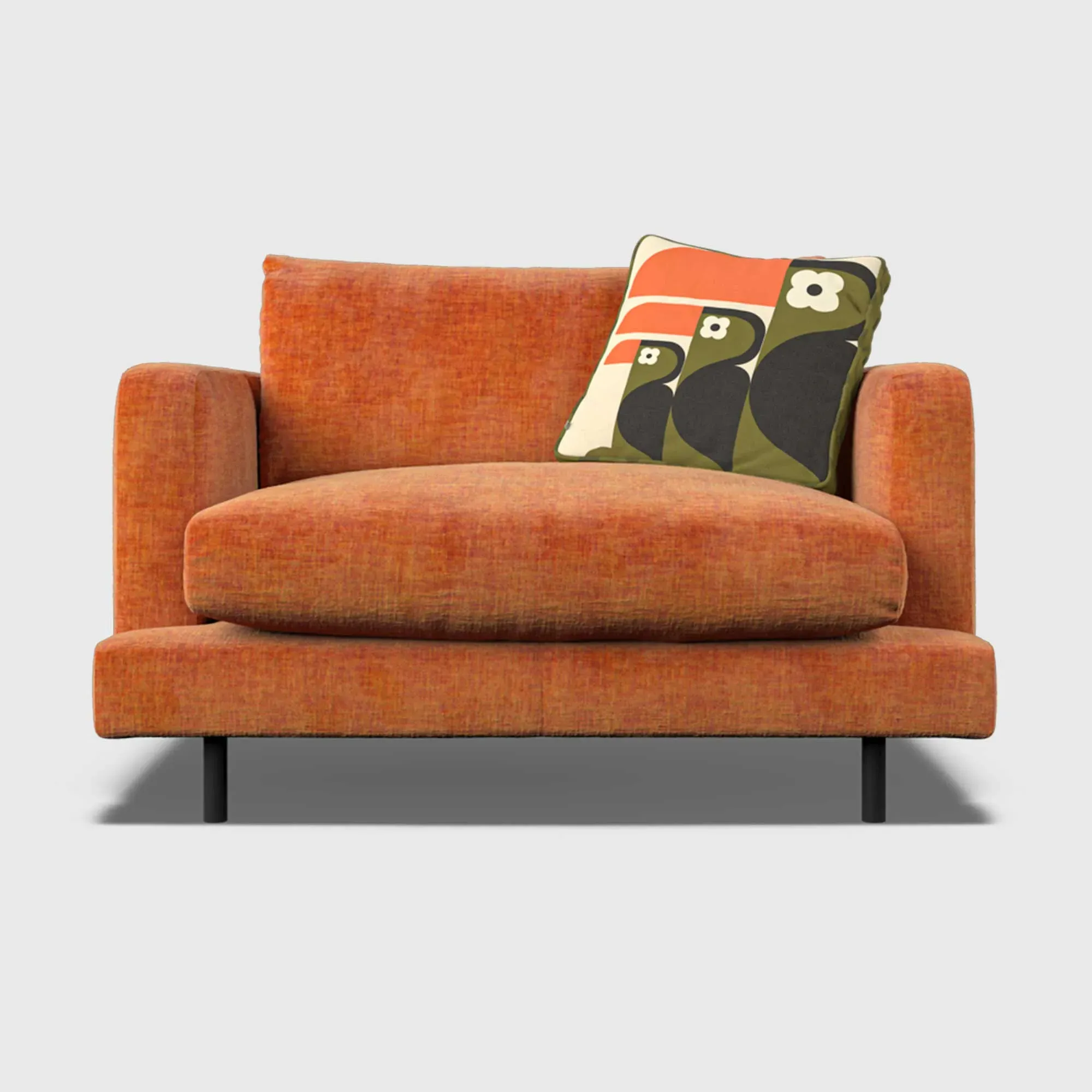 Orla Kiely Larch Snuggler - Orange, Fabric