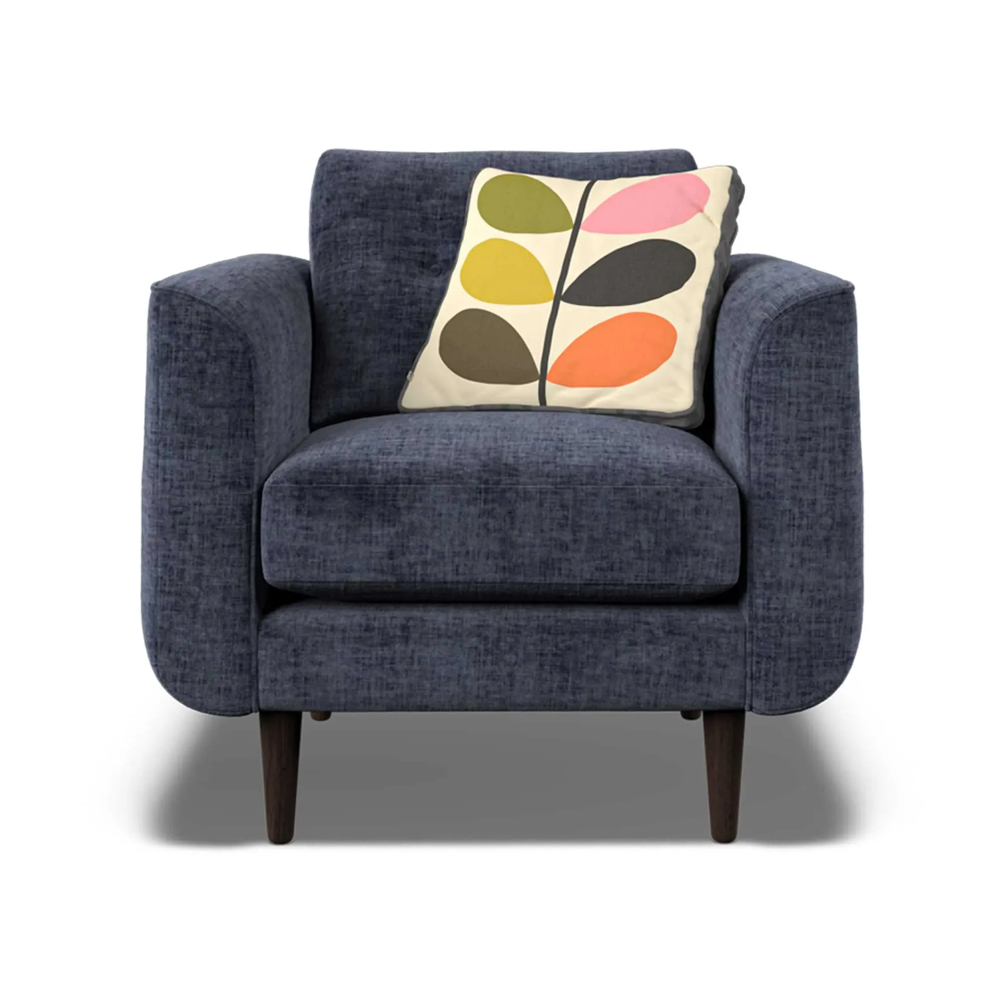 Orla Kiely Linden Armchair - Blue, Fabric image