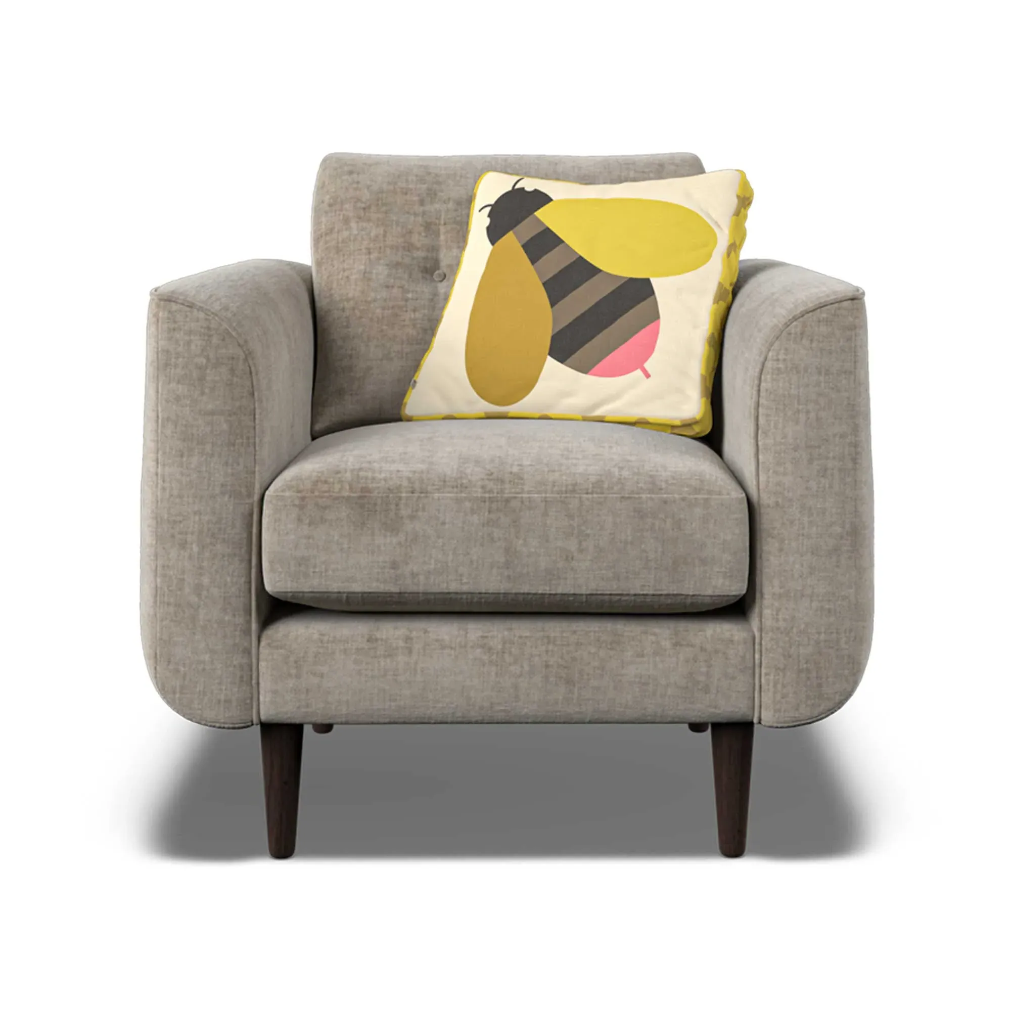 Orla Kiely Linden Armchair - Neutral, Fabric