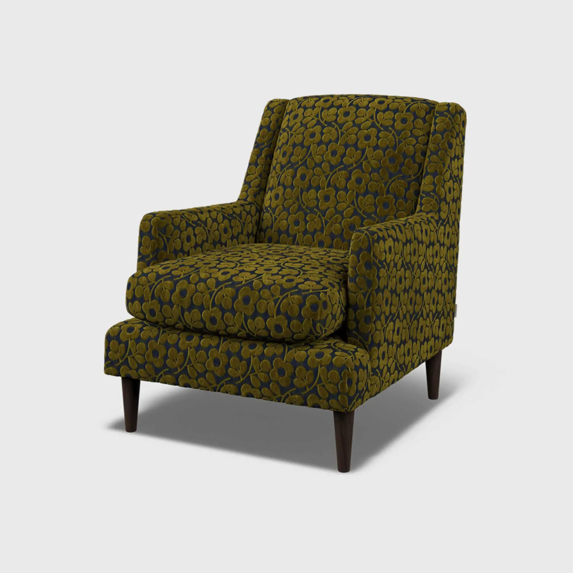 Orla Kiely Spiddal Accent Chair - Green, Fabric image