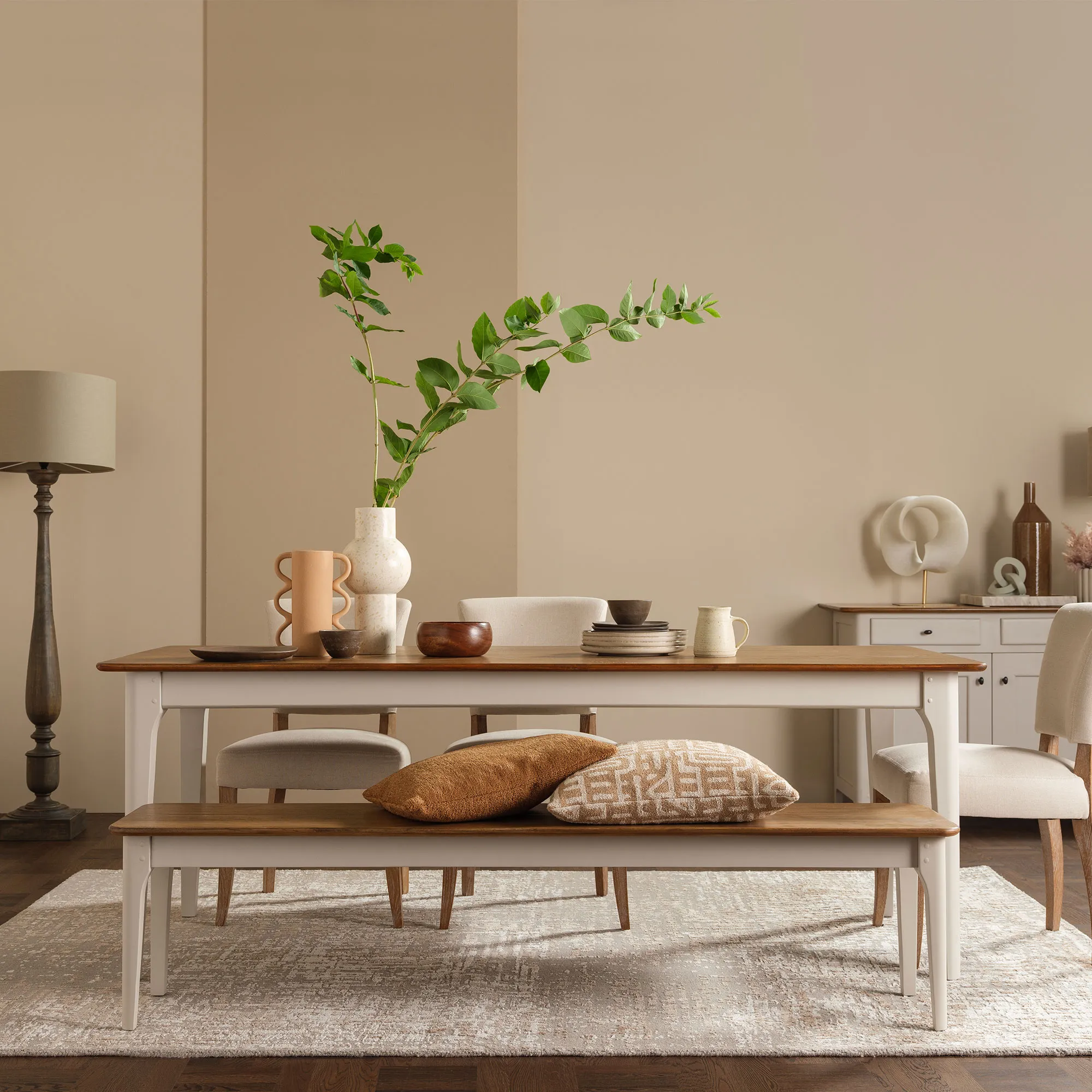 Otto Dining Chair - Neutral, Linen