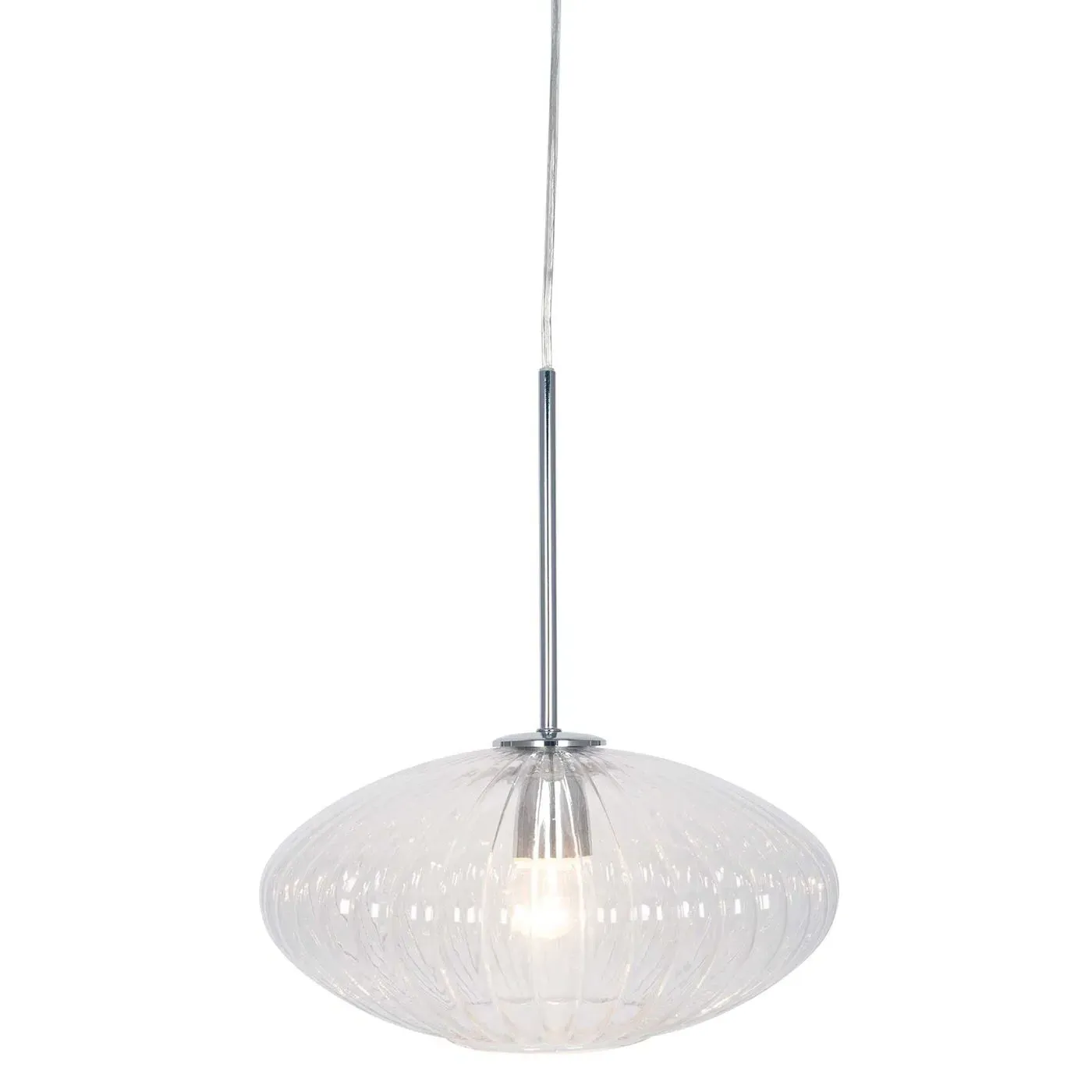 Oval Pendant Light - Glass