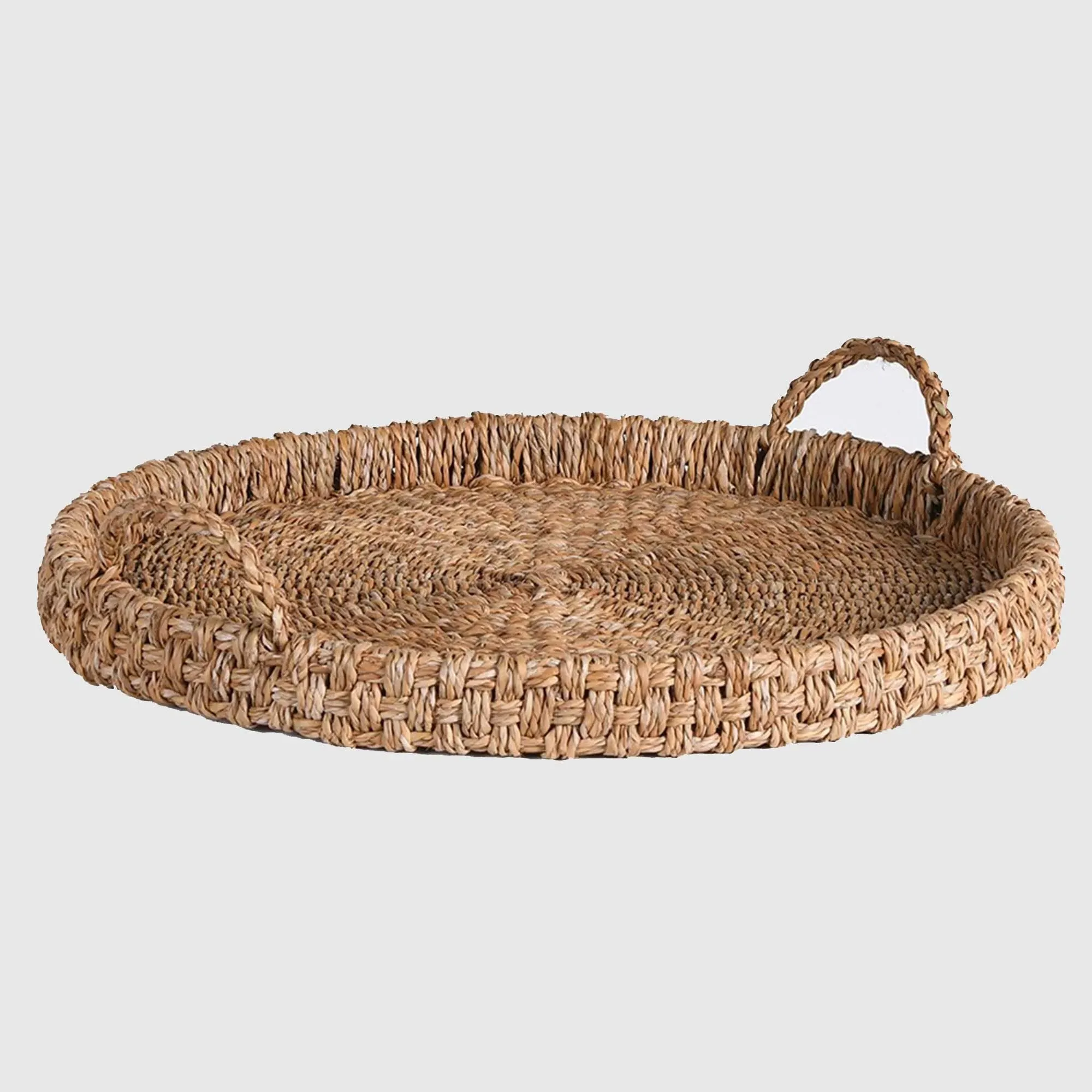 Oversized Seagrass Tray - Neutral image