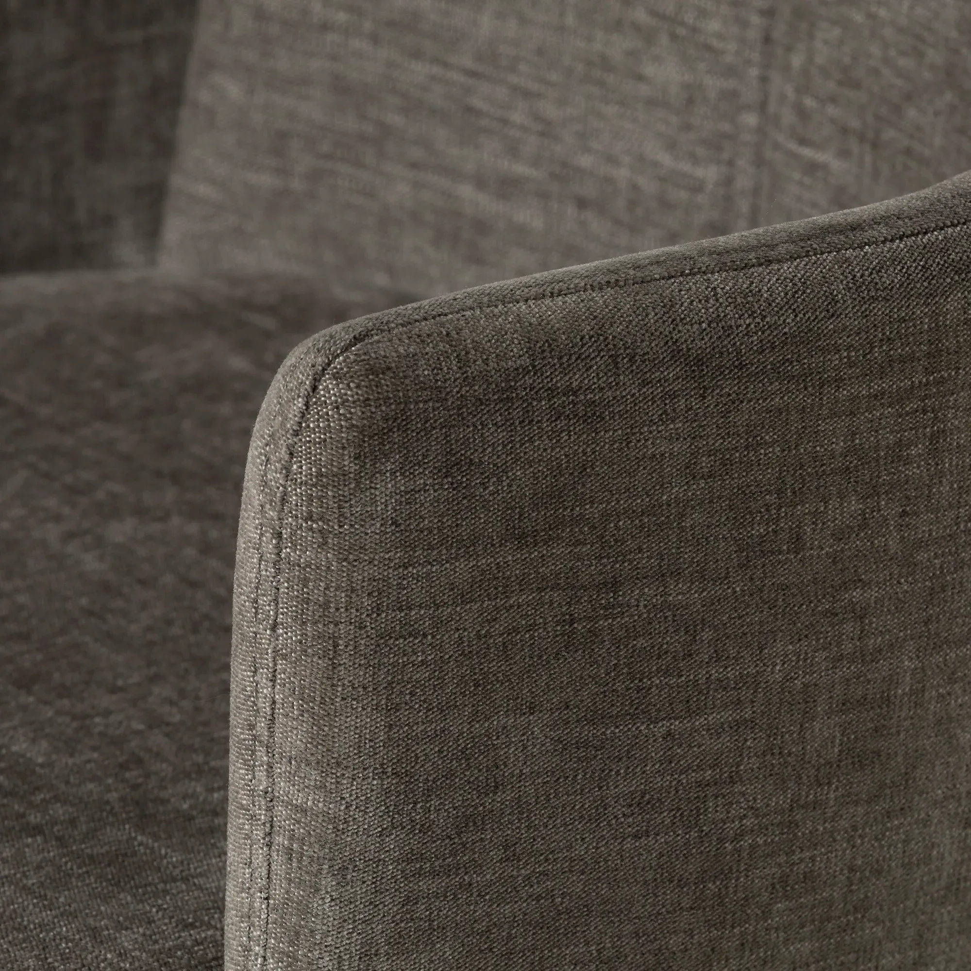 Padua Bar Stool - Grey, Fabric