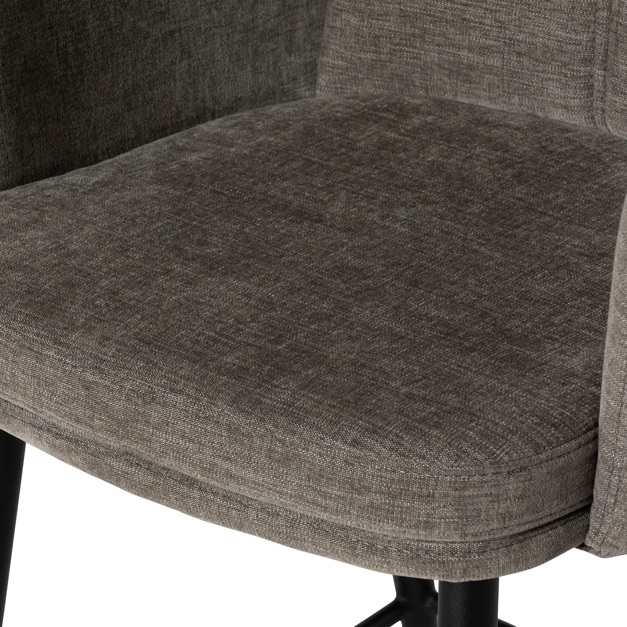 Padua Bar Stool - Grey, Fabric