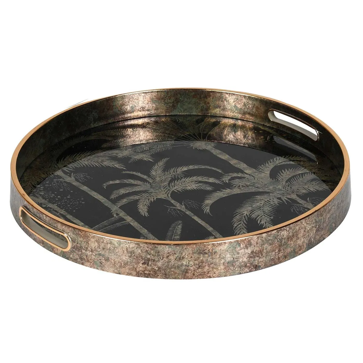 Palm Tree Tray - Glass