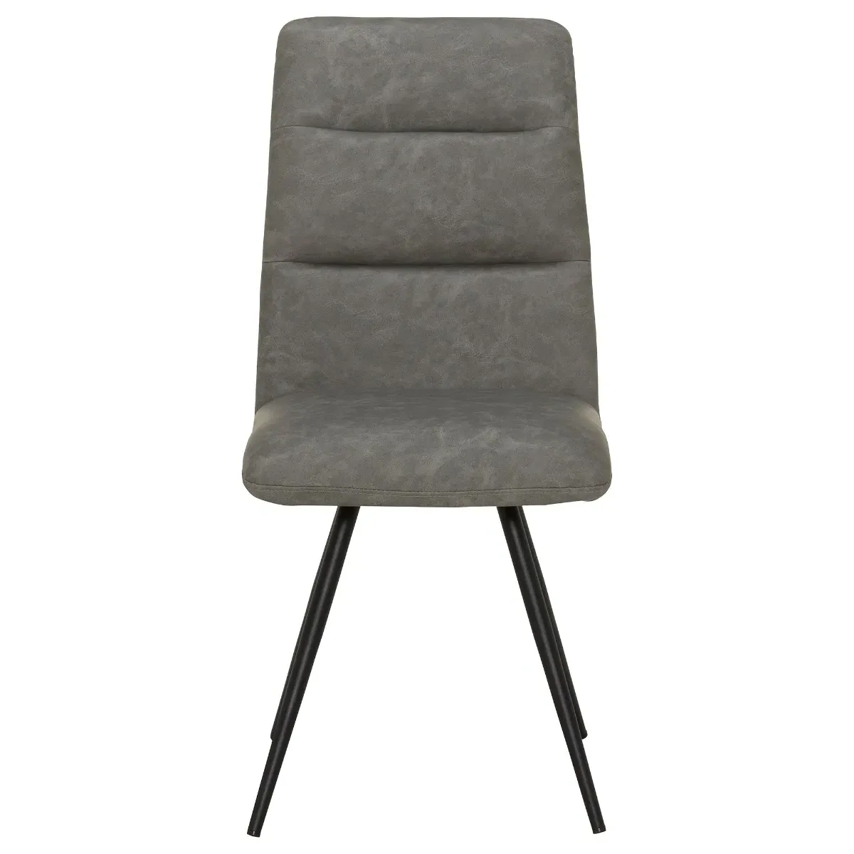 Pauli Dining Chair - Grey, Faux Leather
