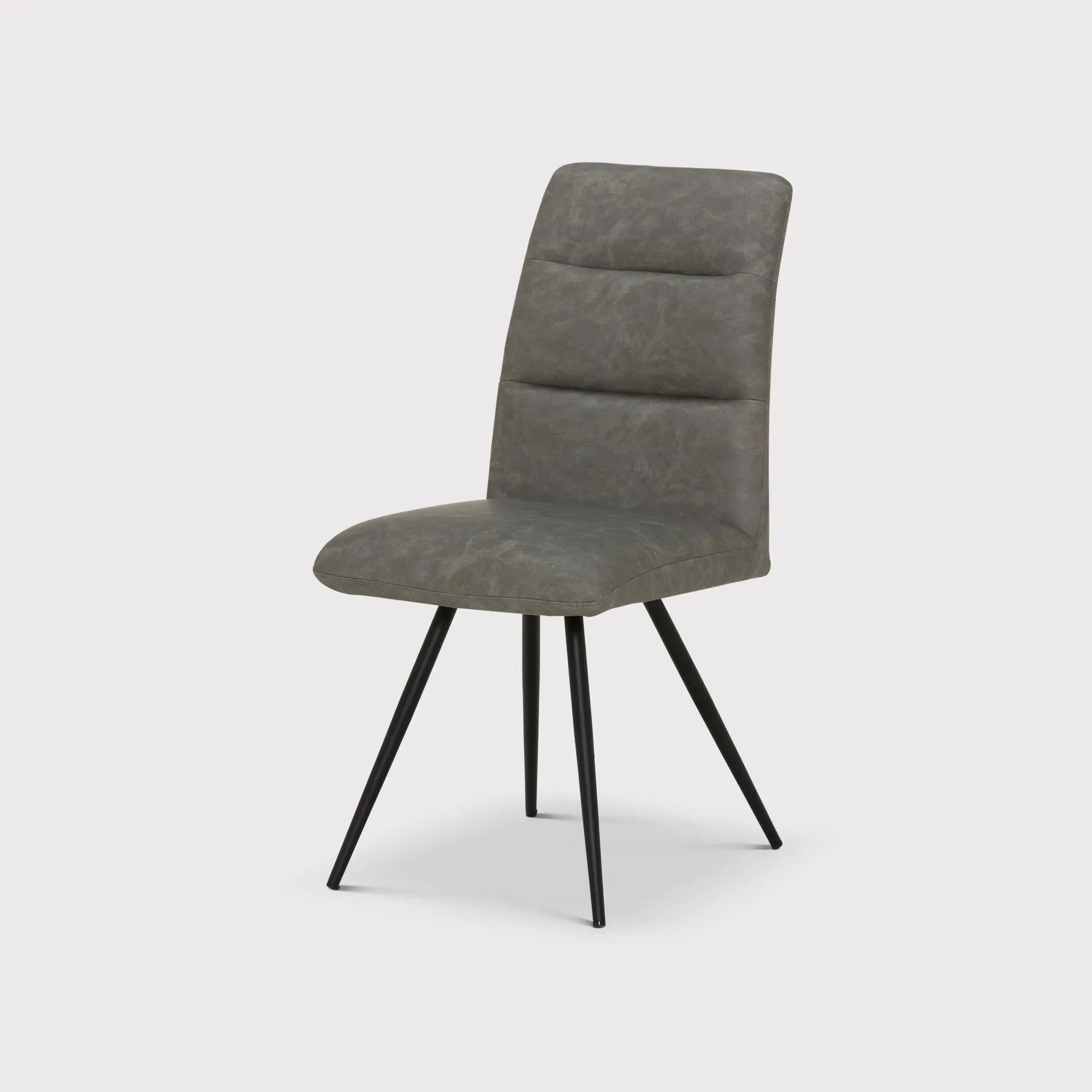 Pauli Dining Chair - Grey, Faux Leather image