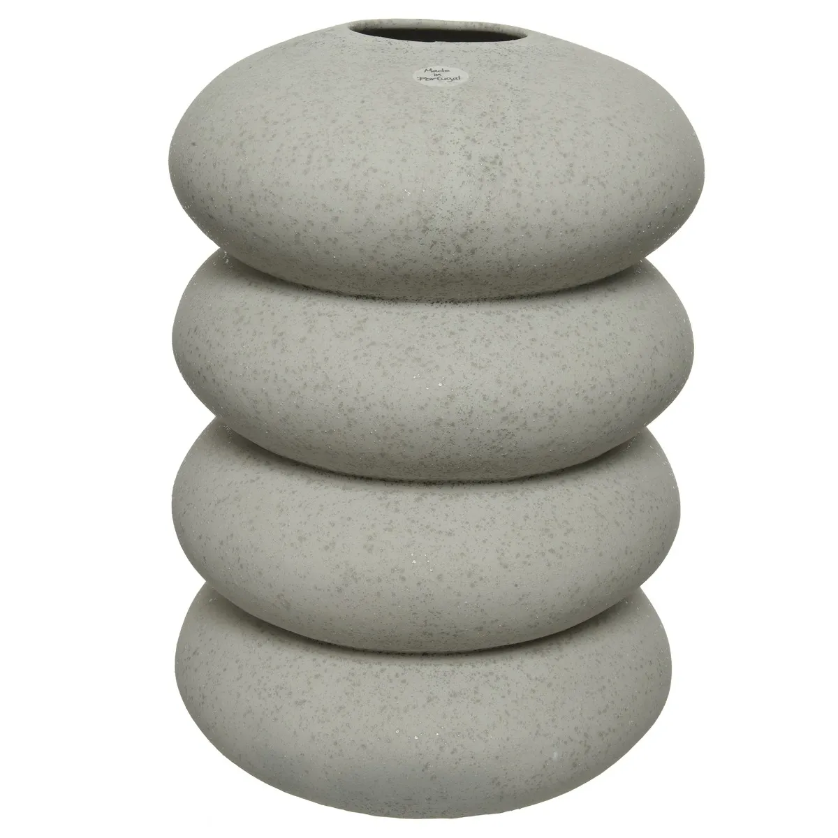 Pebble Vase - Grey, Ceramic image