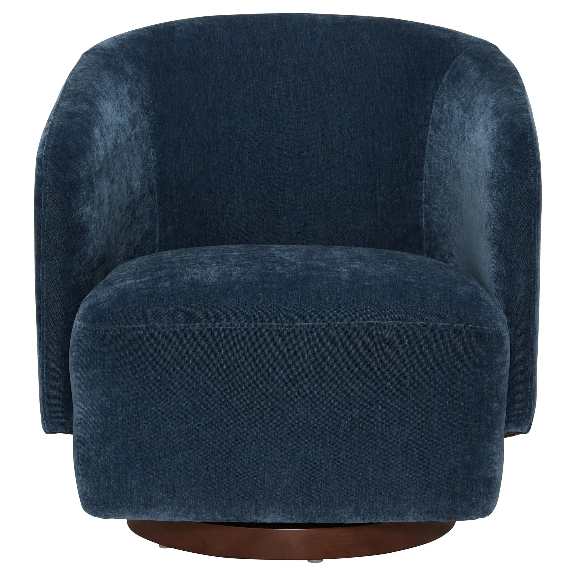 Pellaro Swivel Armchair - Blue, Fabric