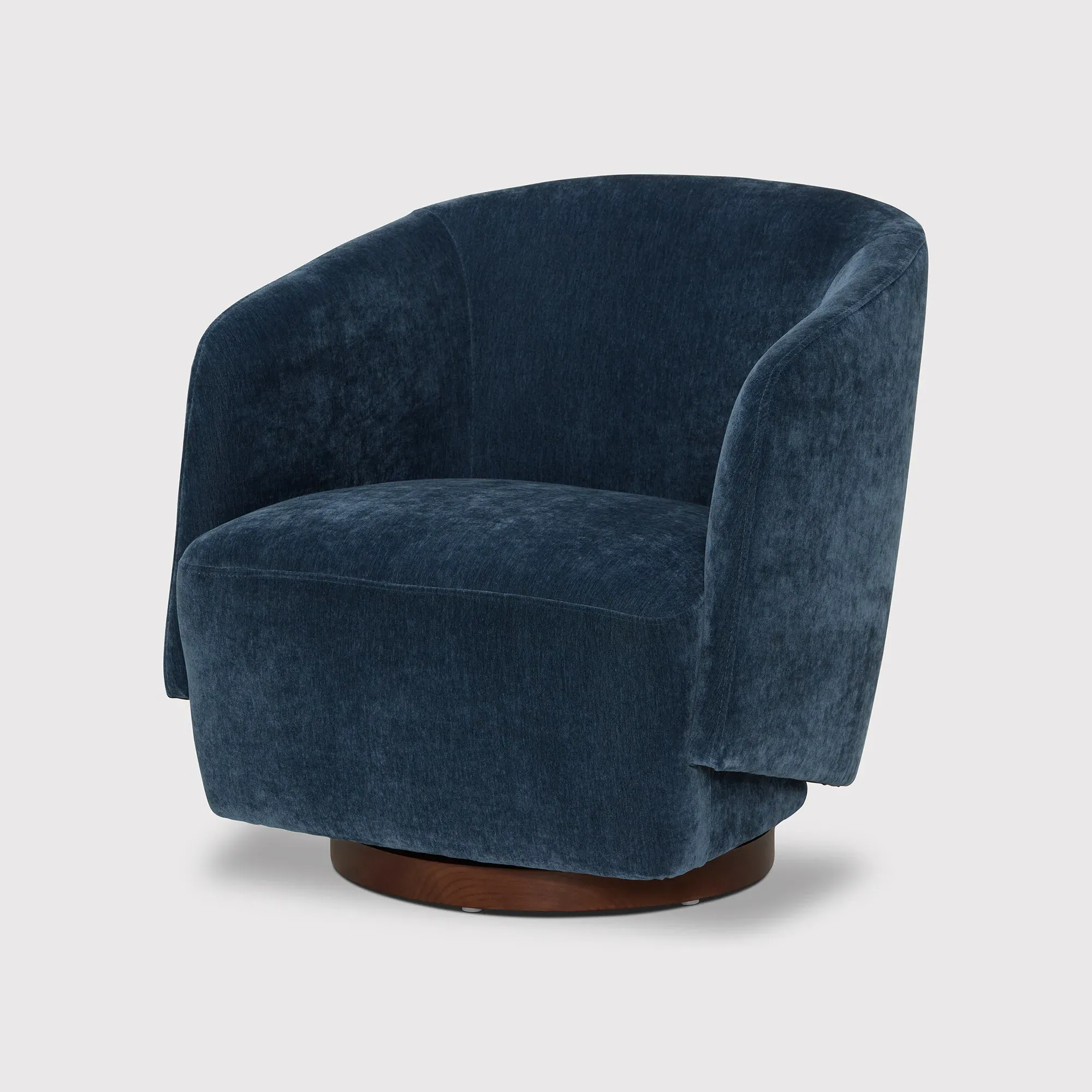 Pellaro Swivel Armchair - Blue, Fabric image