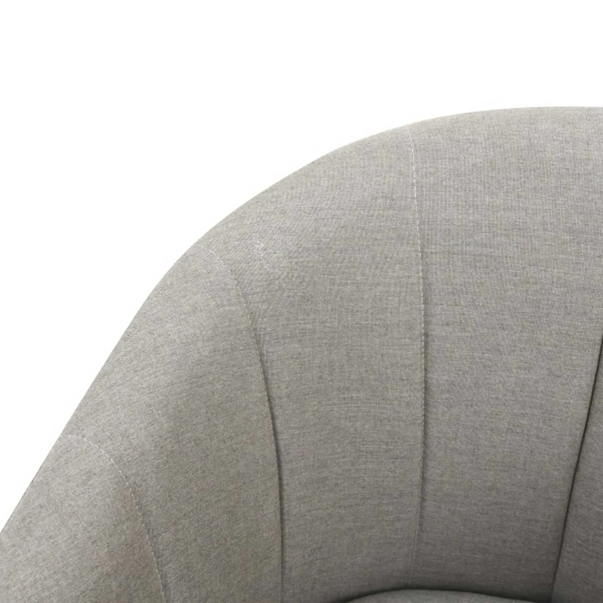 Pemba 4-Seater Round Dining Set - Grey, Aluminium