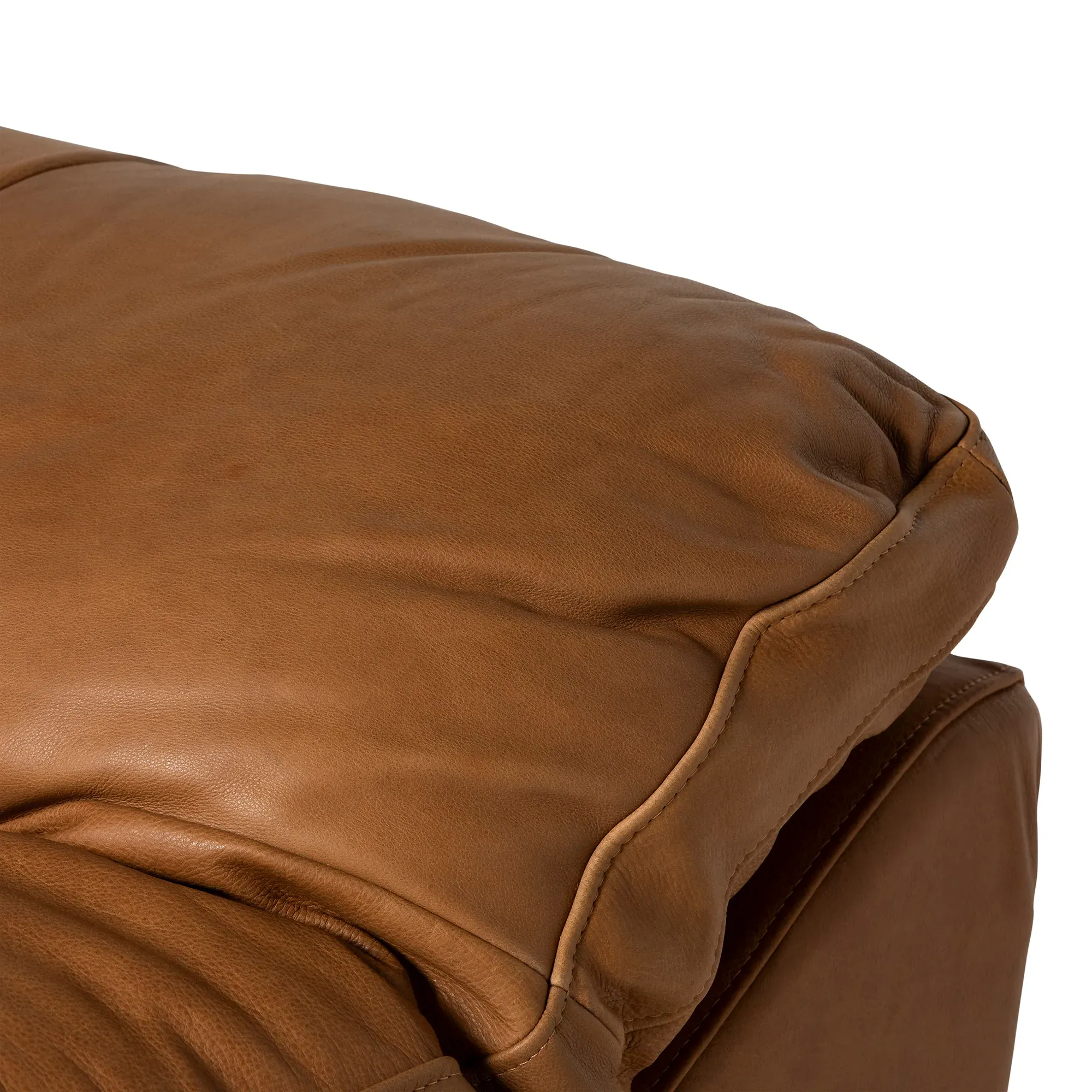 Penley Lounge Armchair - Brown, Leather