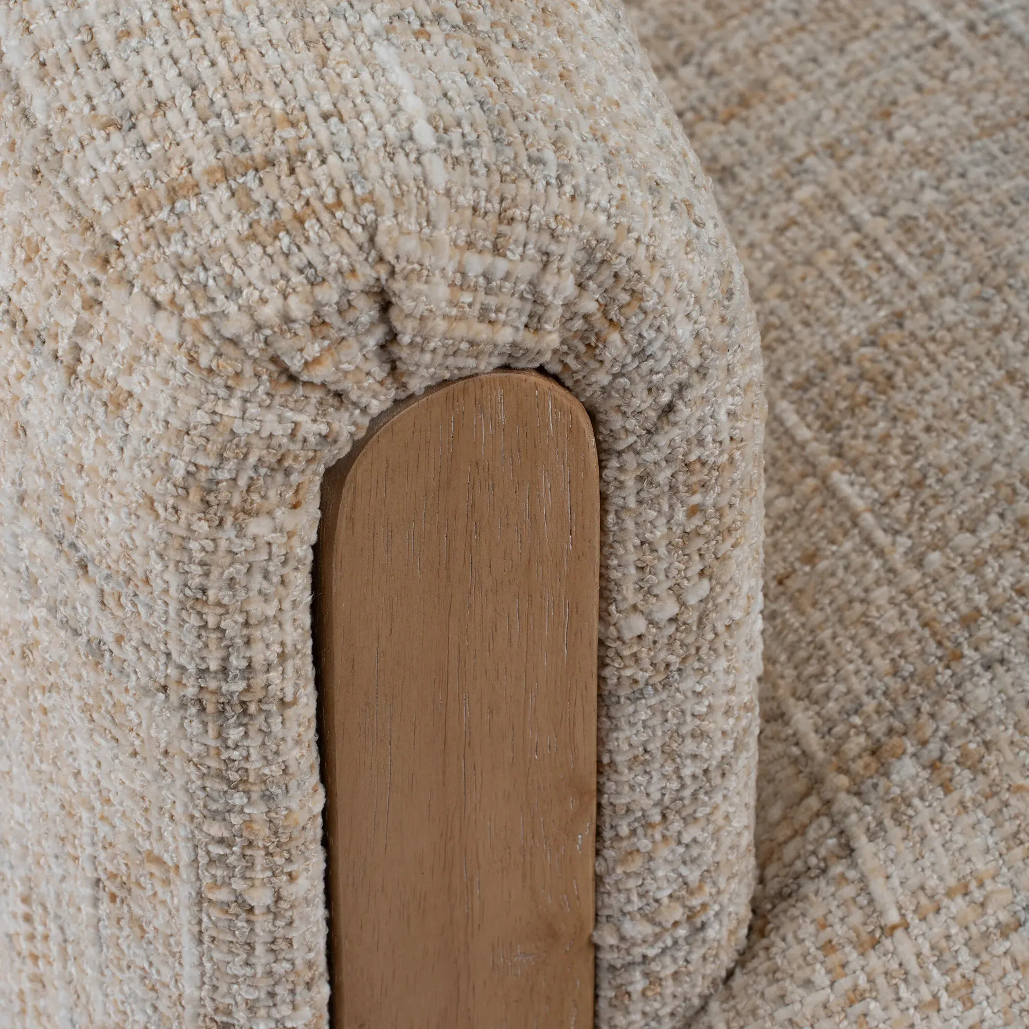 Persley Accent Armchair - Neutral, Fabric