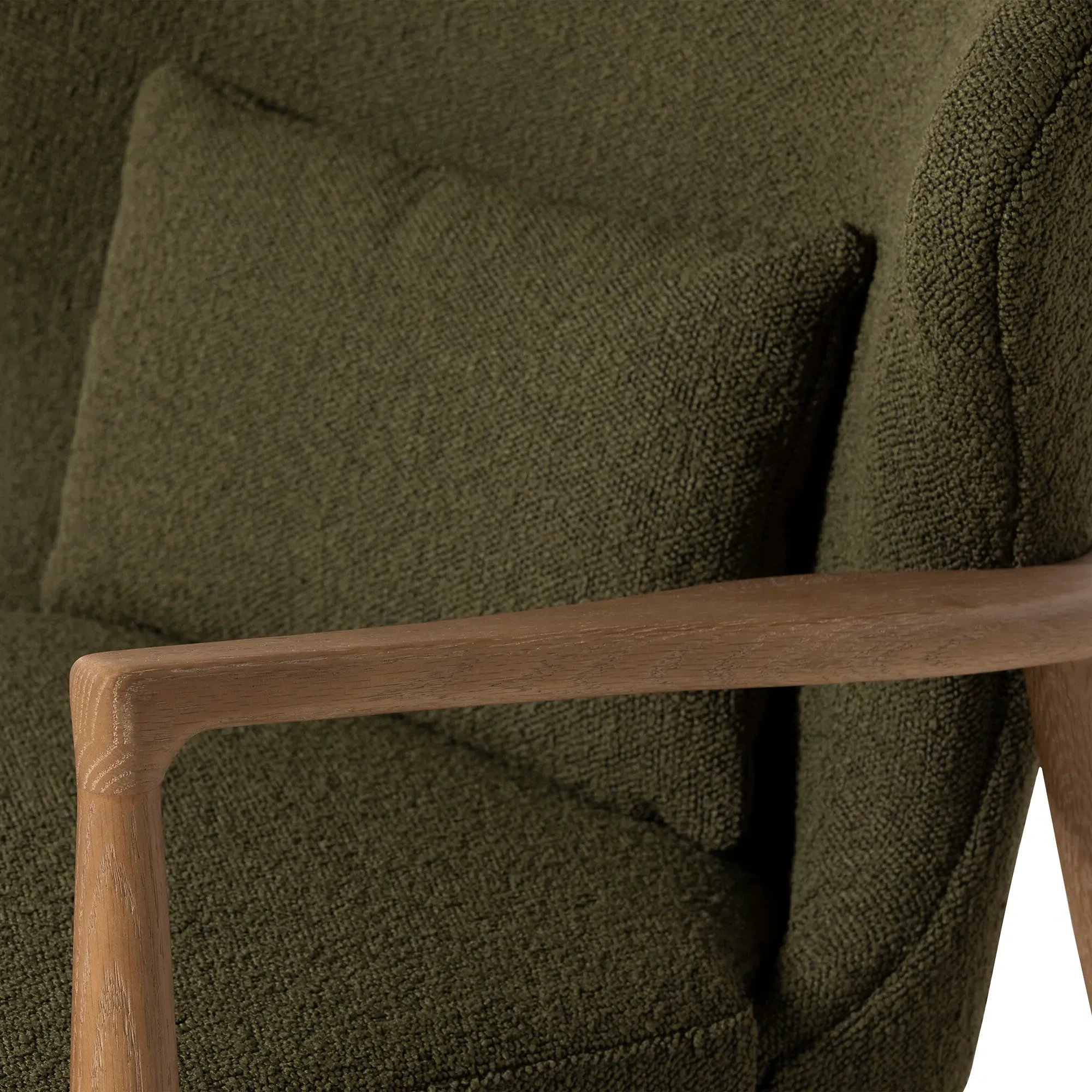 Pinter Armchair - Green, Boucle