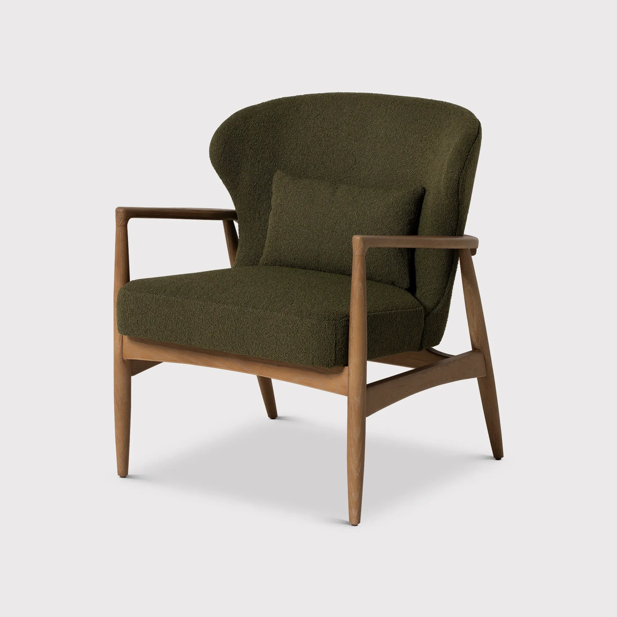 Pinter Armchair - Green, Boucle image