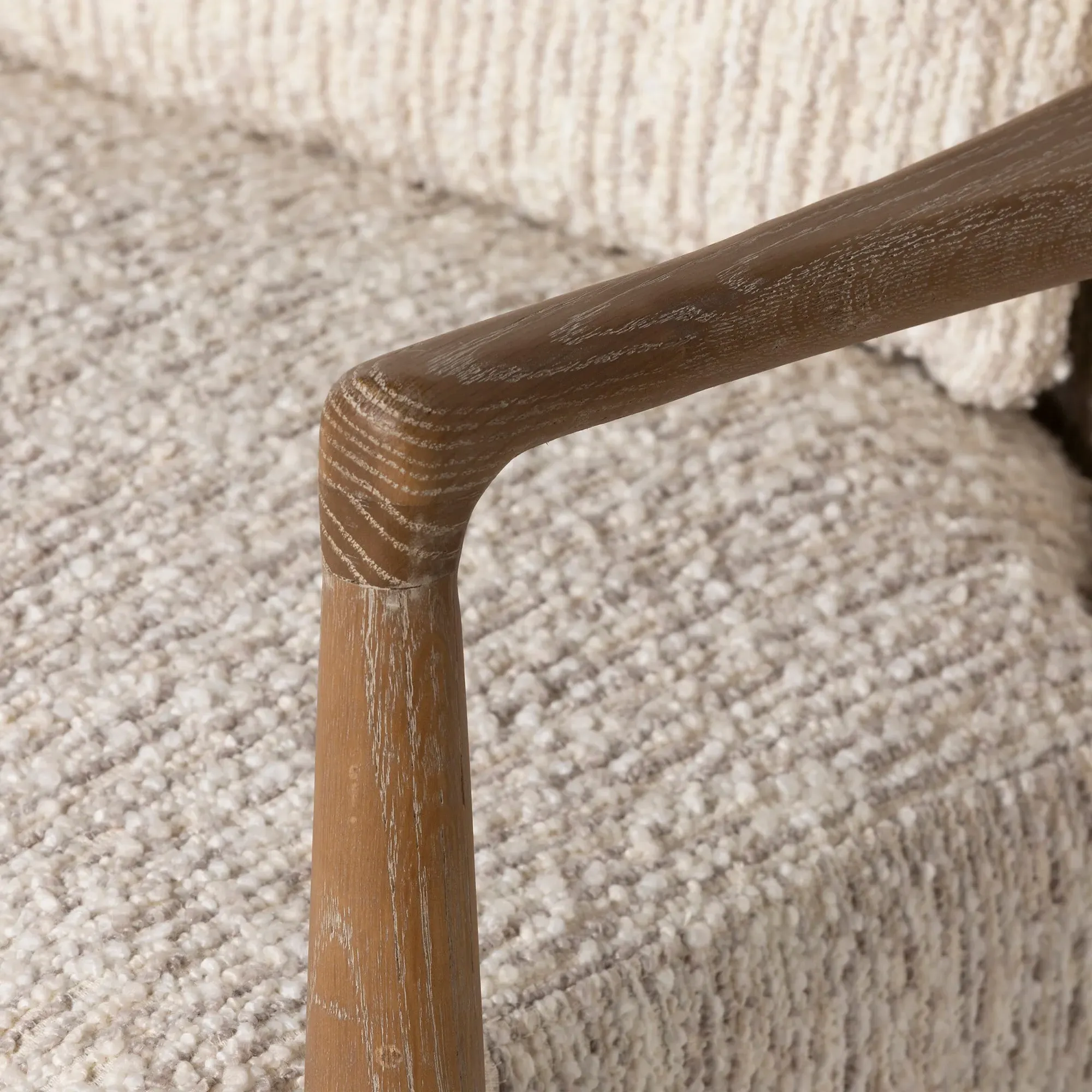 Pinter Armchair - Neutral, Boucle