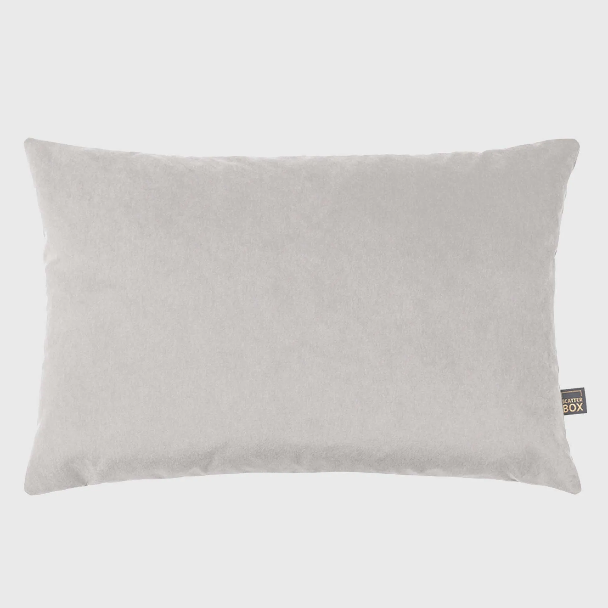Plush Square Cushion - Neutral, Velvet