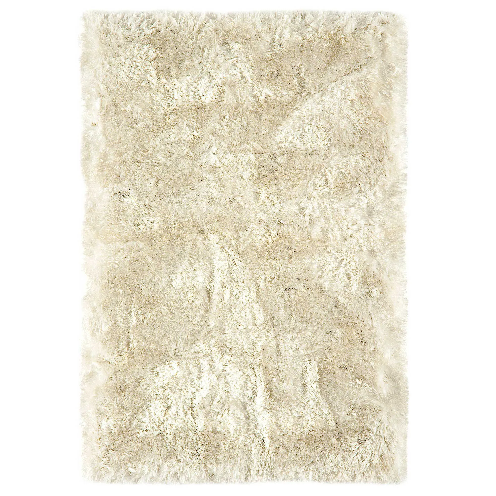 Plush Square Rug - Pearl, Polyester image